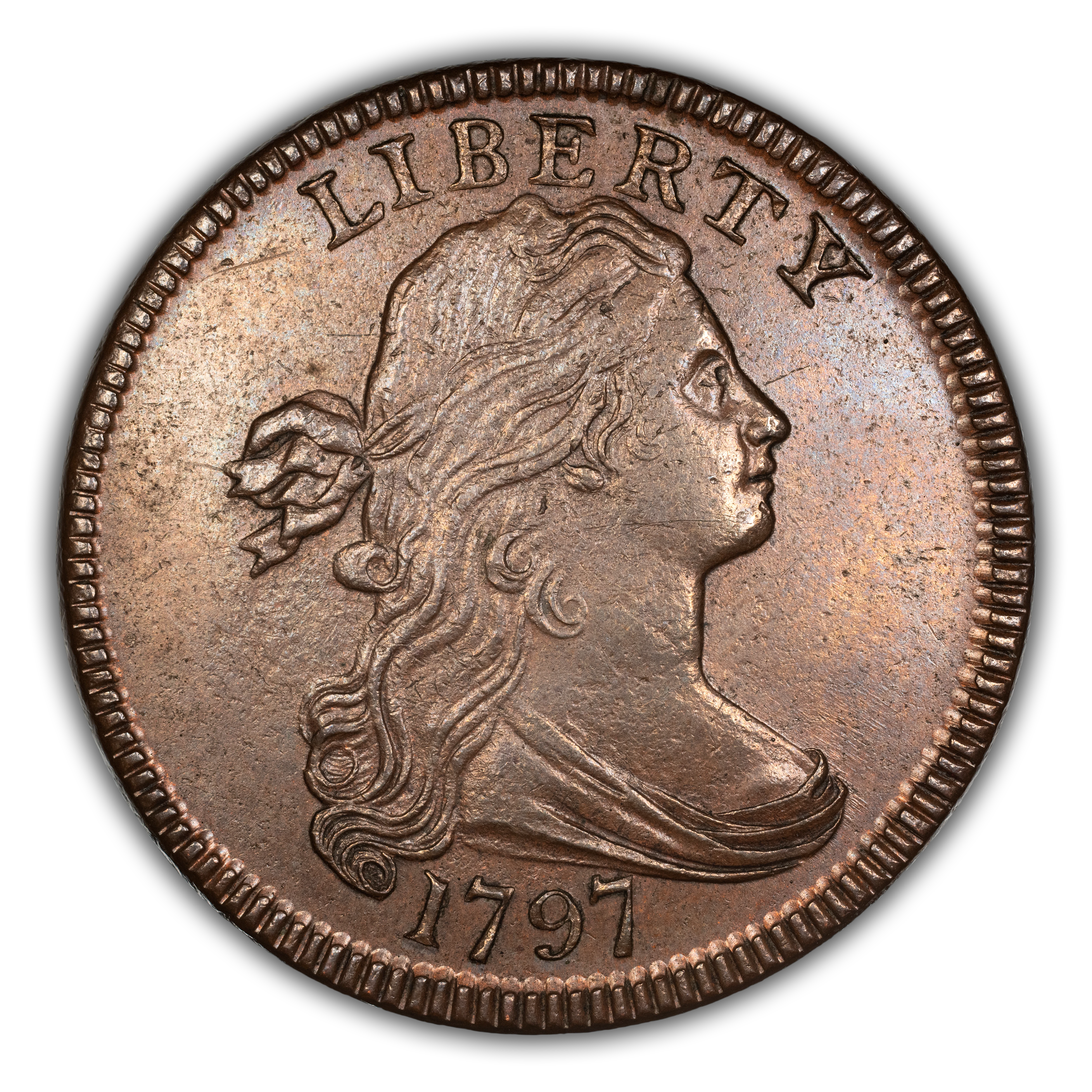1797 1c Reverse of 1797, Stems MS BN