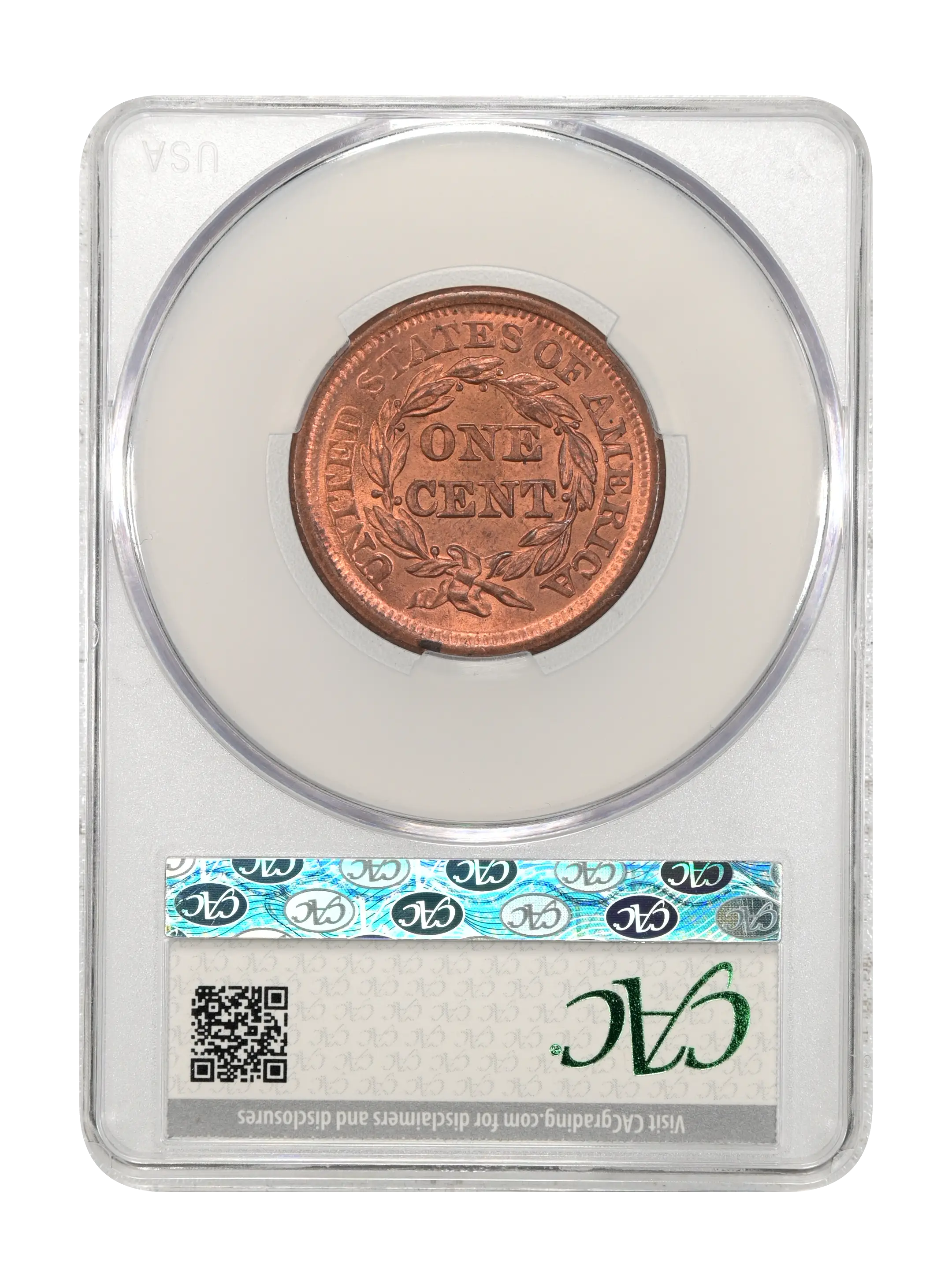 1857 1c Large Date MS RD thumbnail 6
