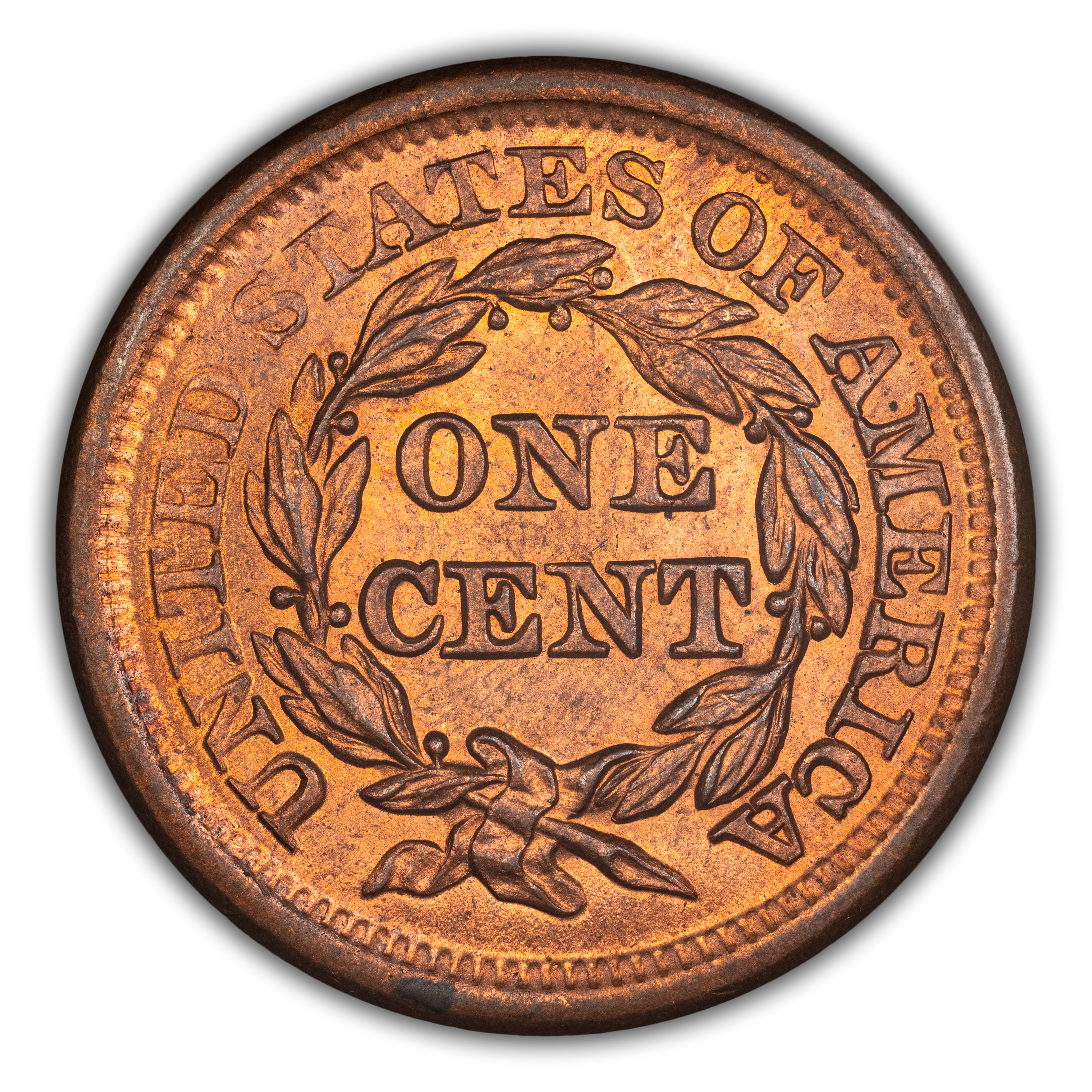 1857 1c Large Date MS RD thumbnail 3