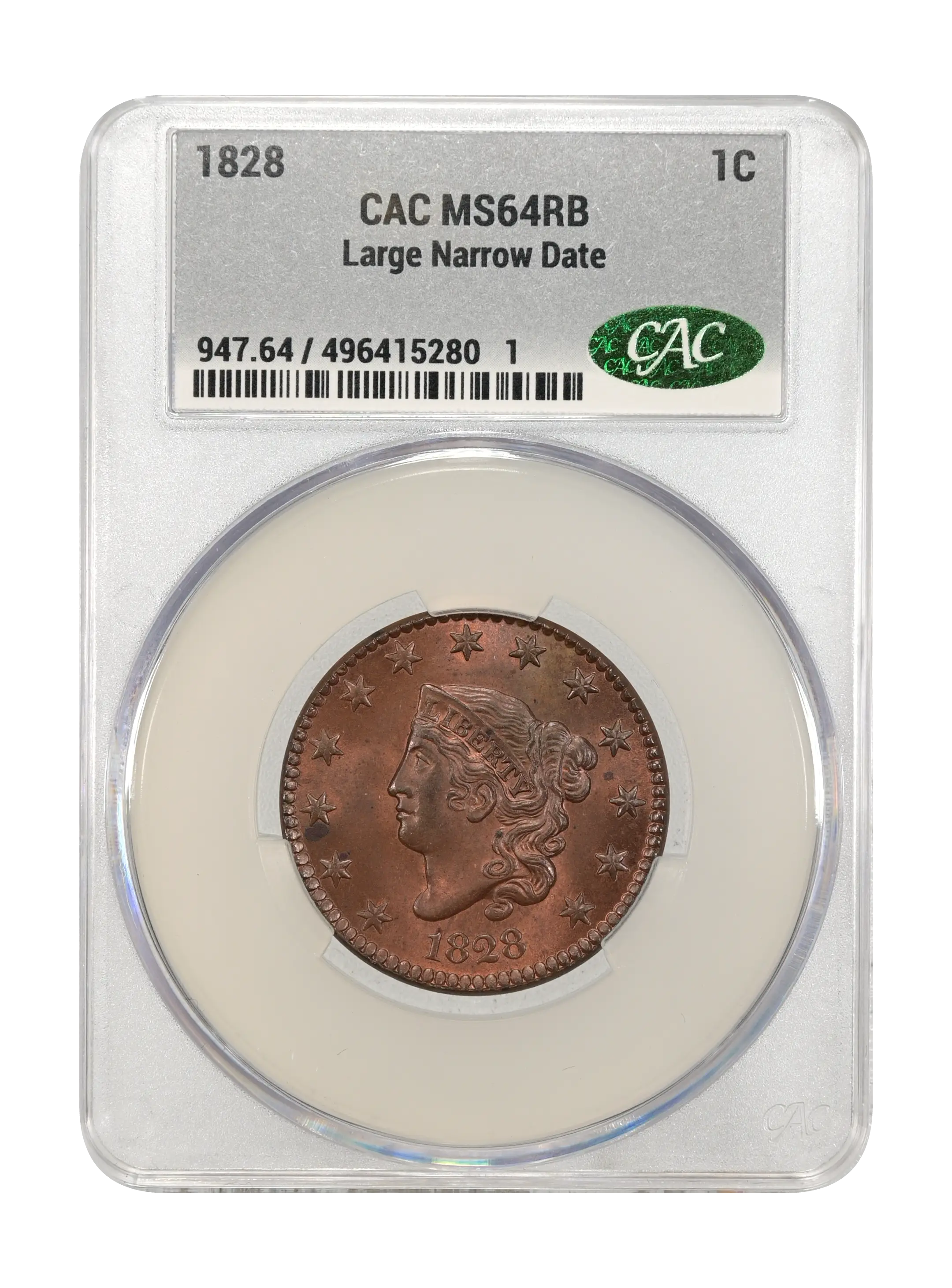 1828 1c Large Narrow Date MS RB thumbnail 5