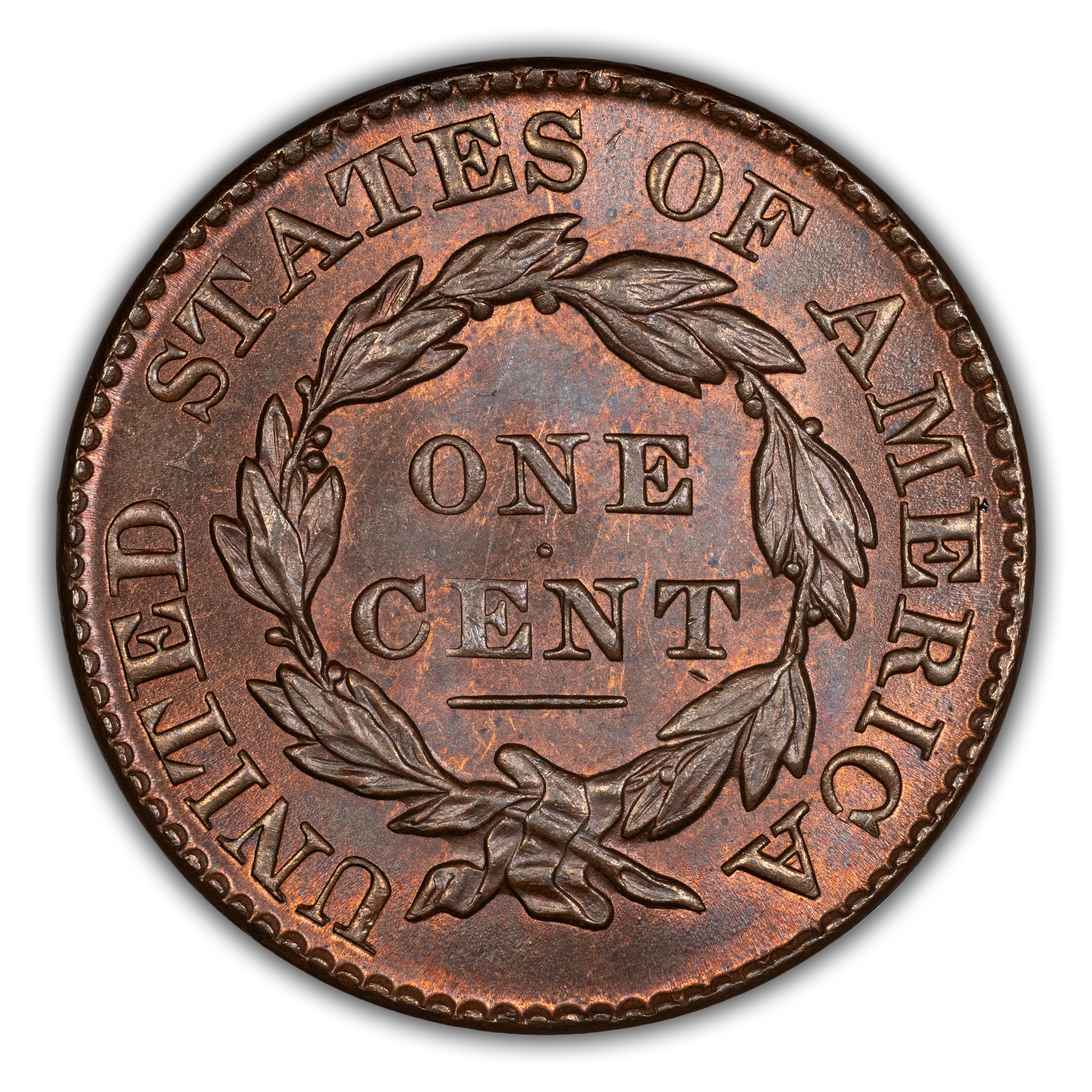 1828 1c Large Narrow Date MS RB thumbnail 3