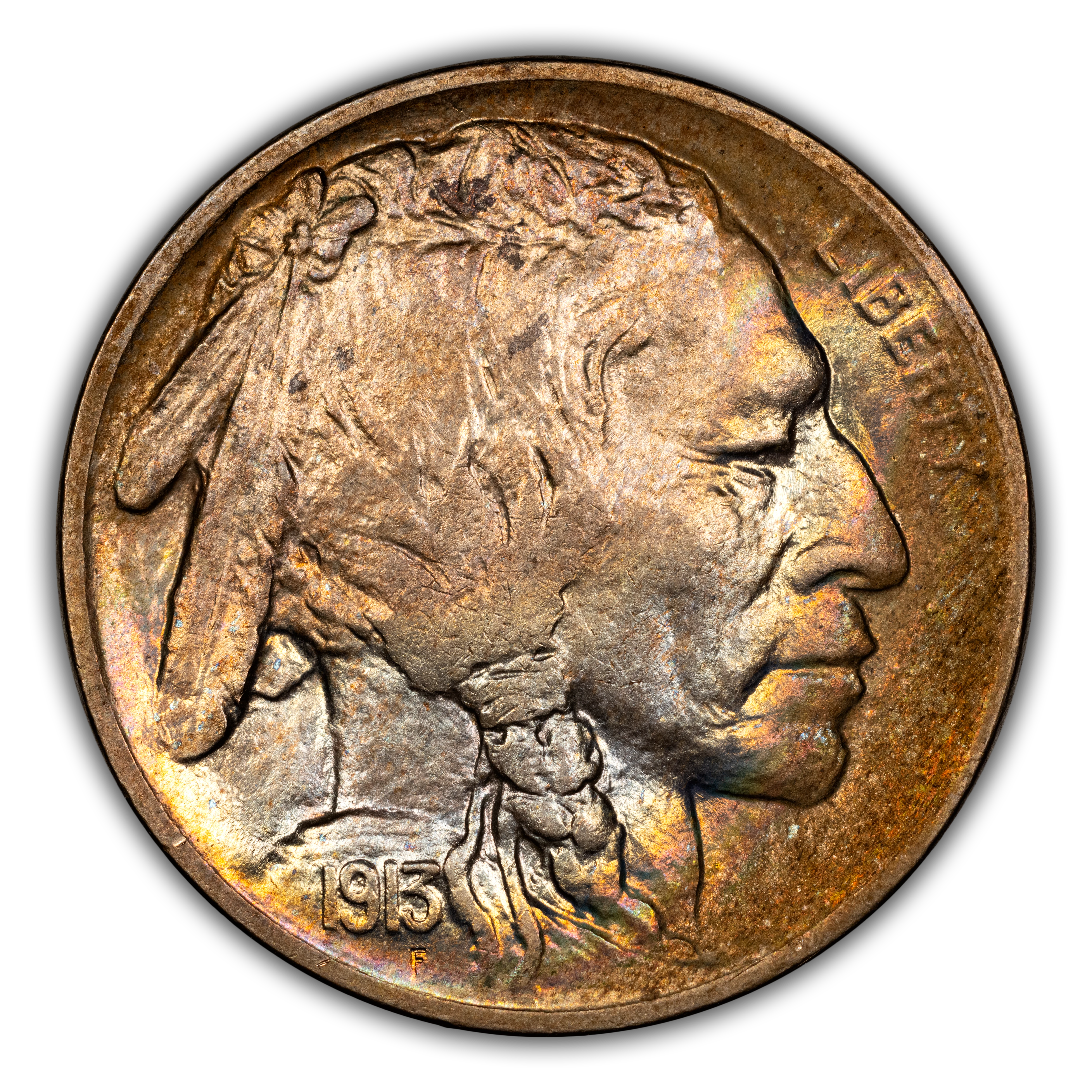 1913-S 5c Buffalo, Type 2 MS thumbnail 3