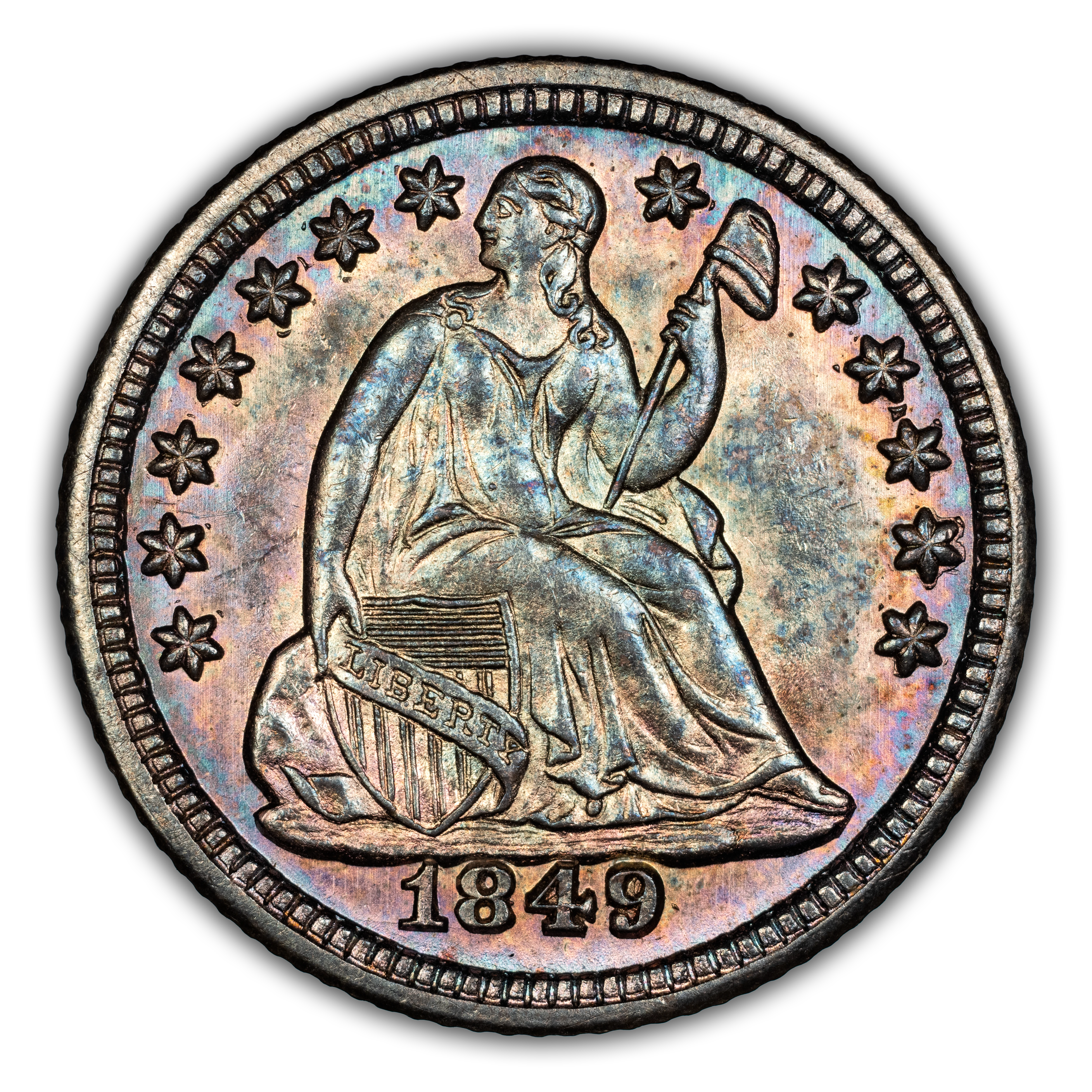 1849/6 H10c 9 Over Widely Placed 6, FS-302 MS