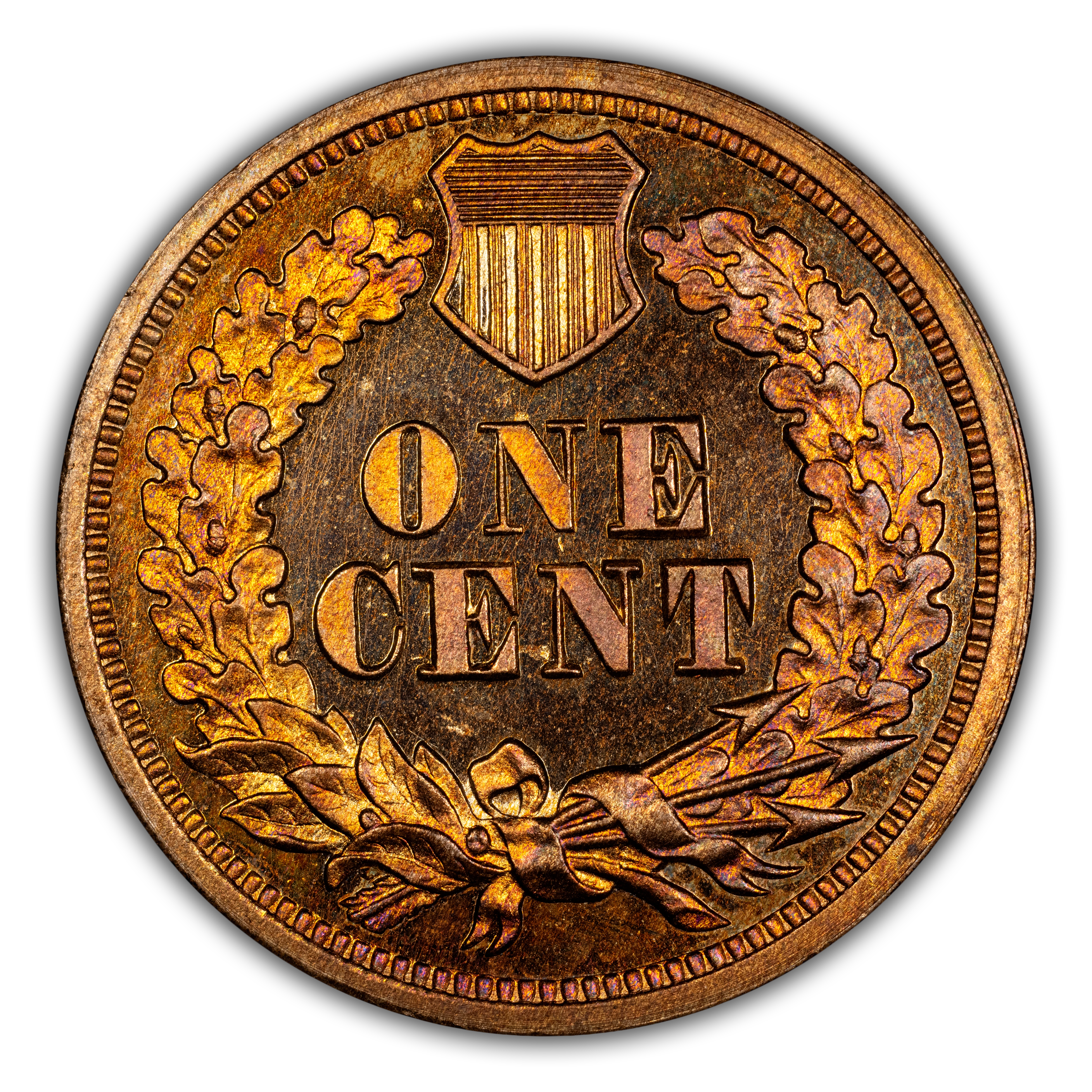 1864 1c Copper Nickel PR CAM thumbnail 16
