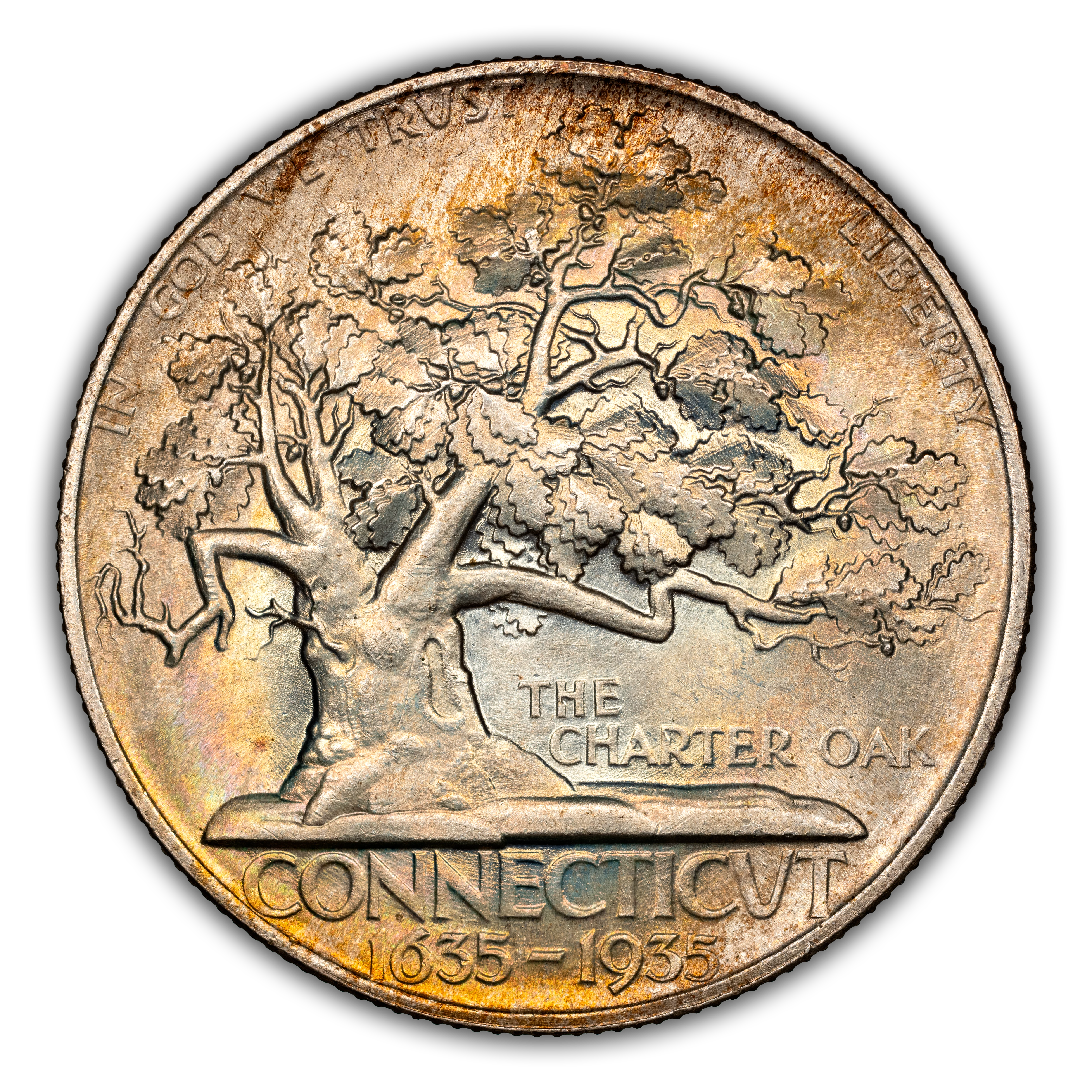 1935 50c Connecticut MS thumbnail 3