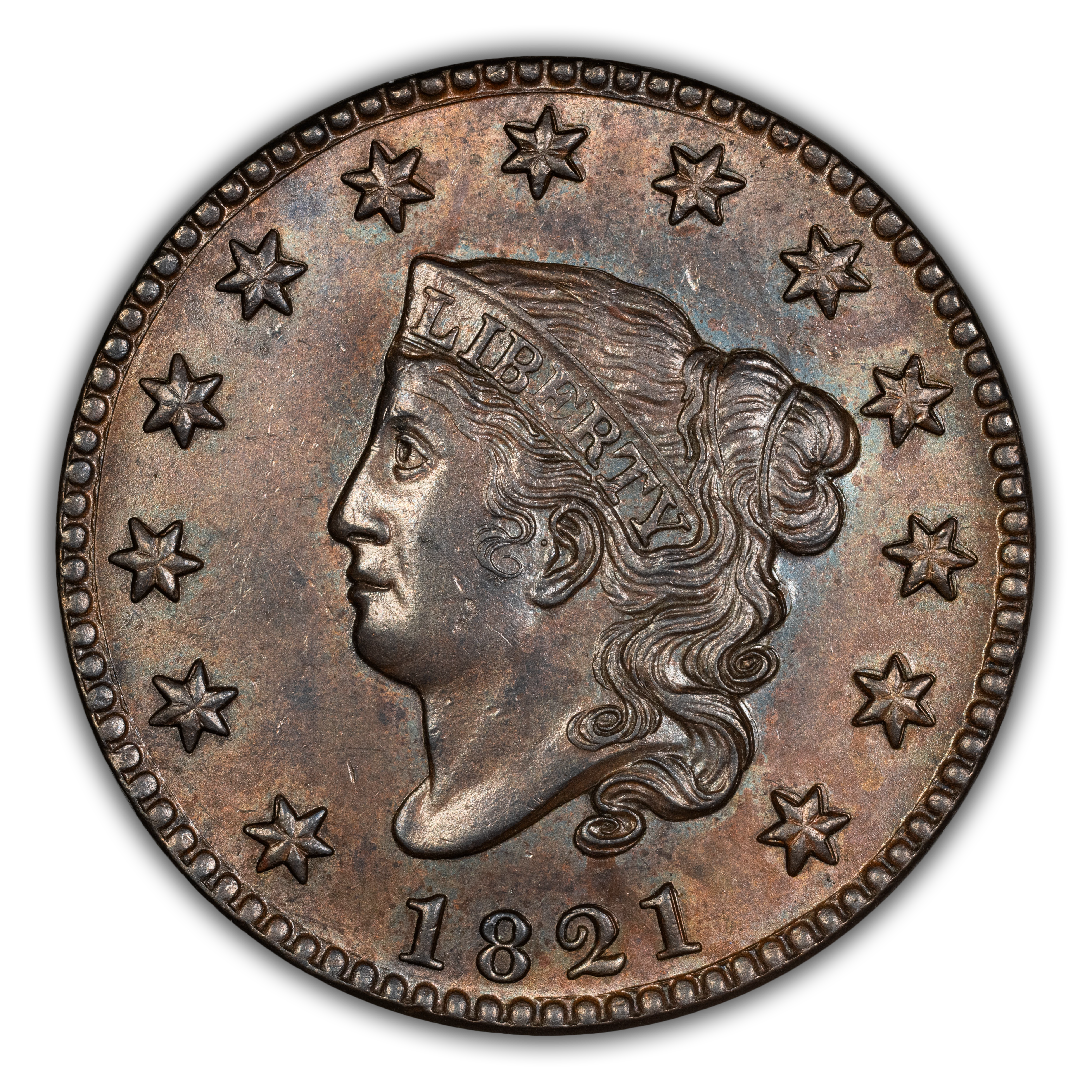 1821 1c MS BN
