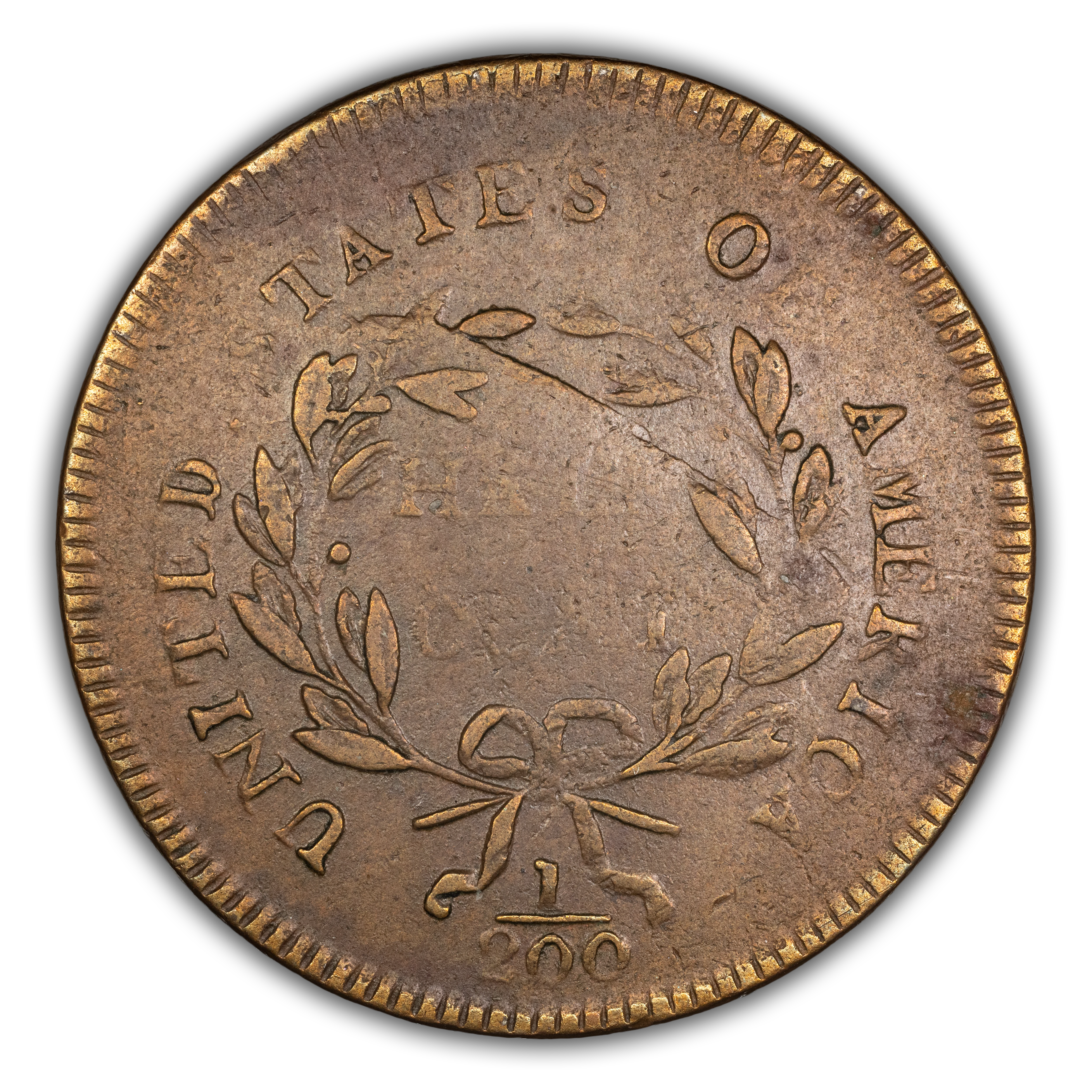 1795 1/2c No Pole, Plain Edge MS BN thumbnail 14