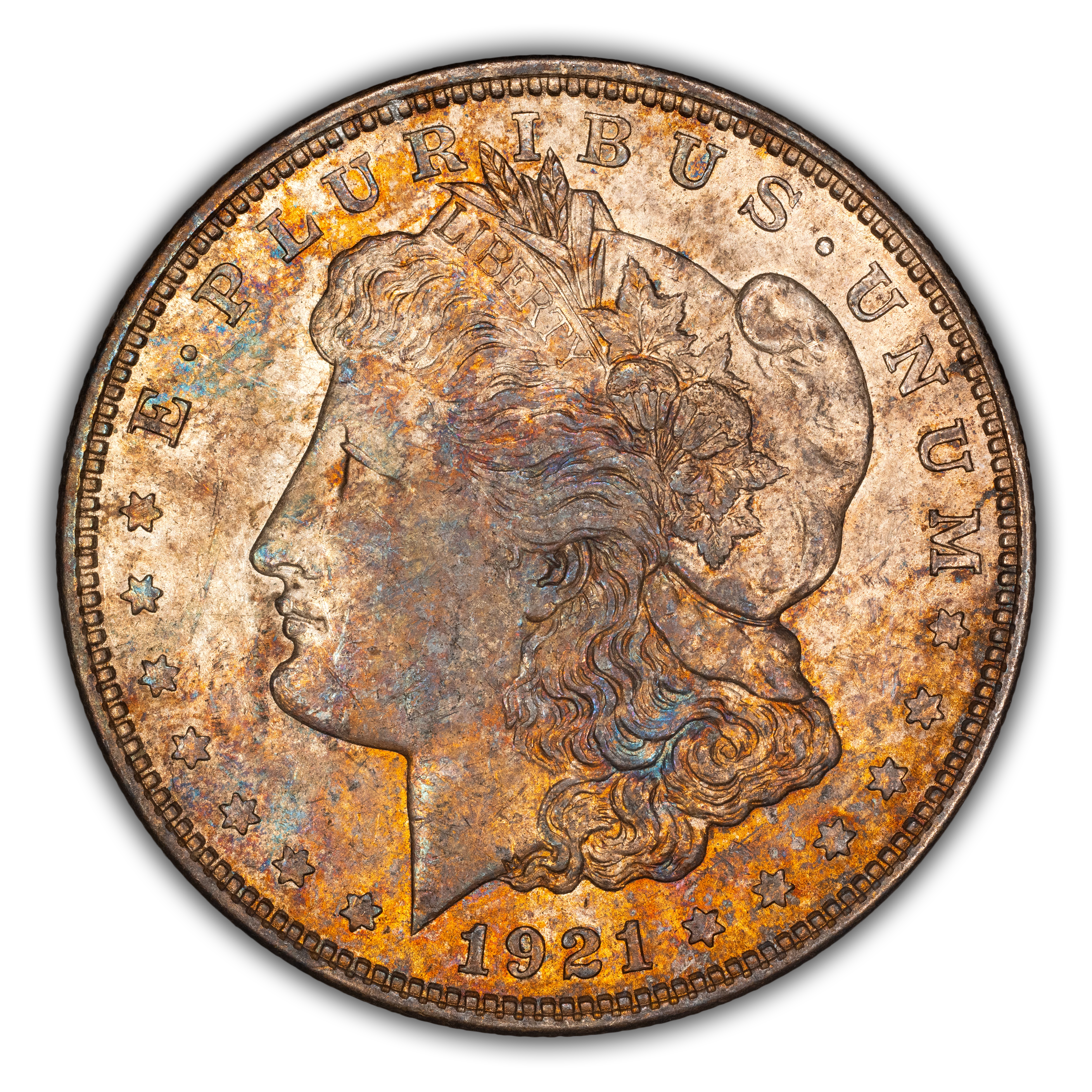 1921 $1  Morgan MS thumbnail 5