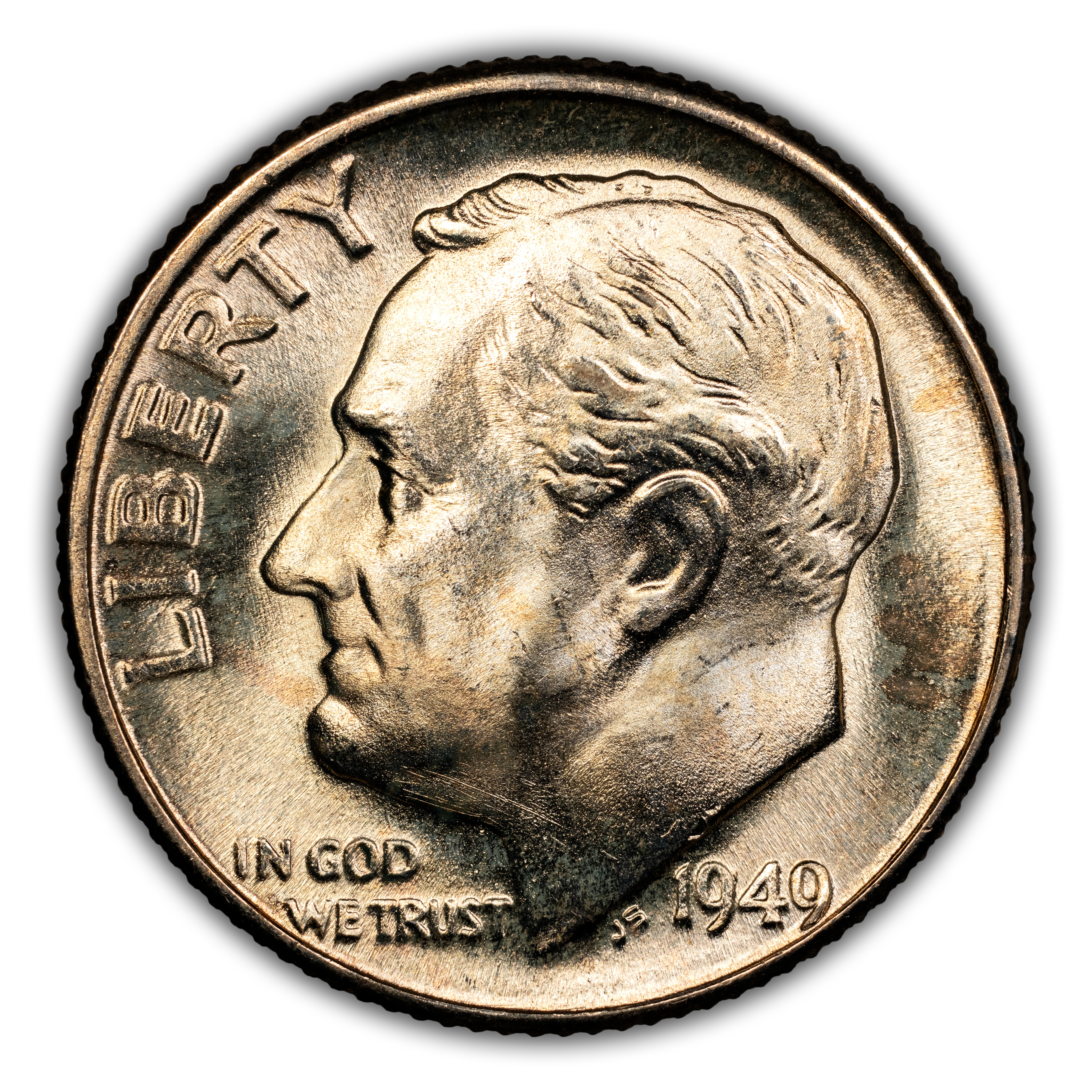 1949-D 10c MS thumbnail 3