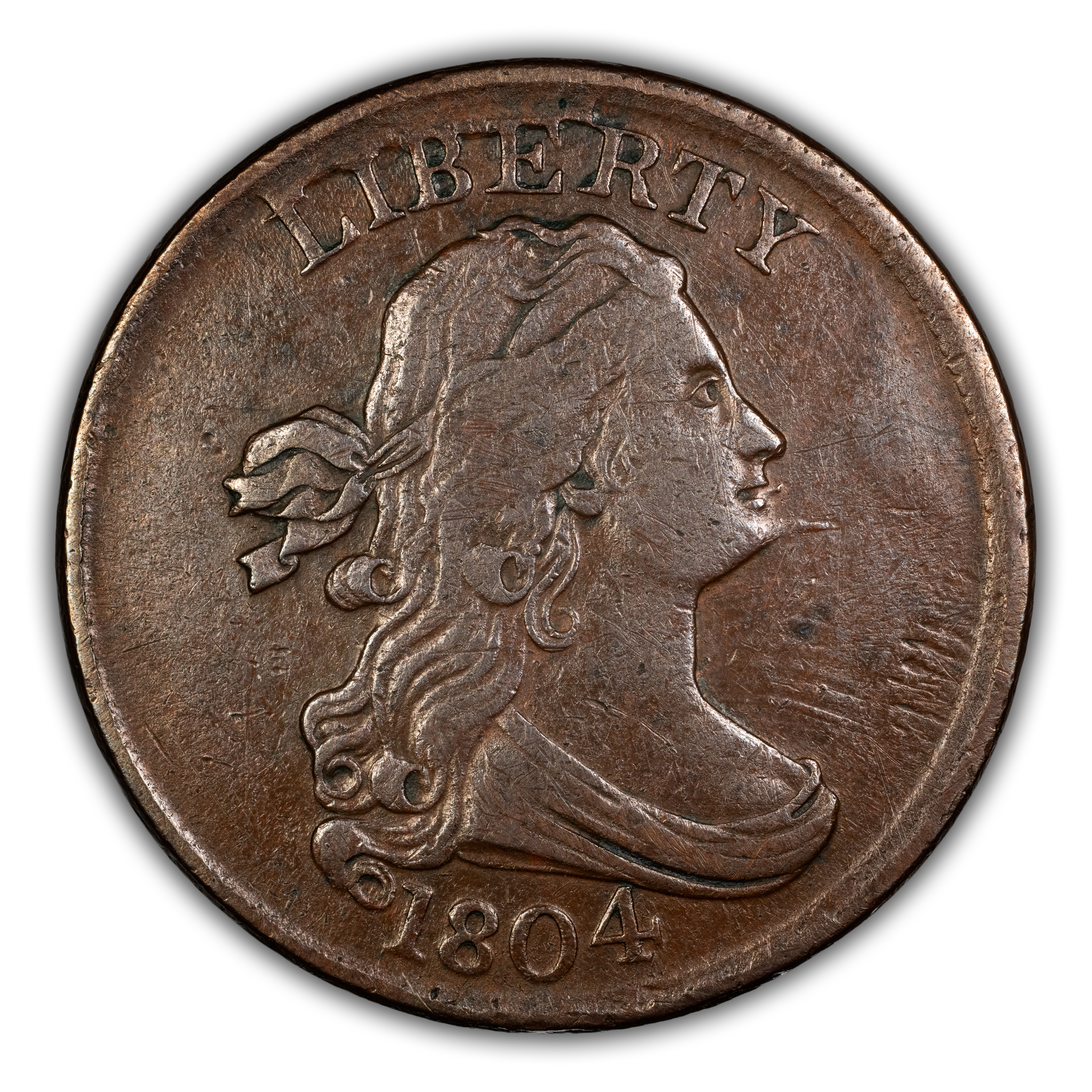 1804 1/2c Spiked Chin MS BN thumbnail 3