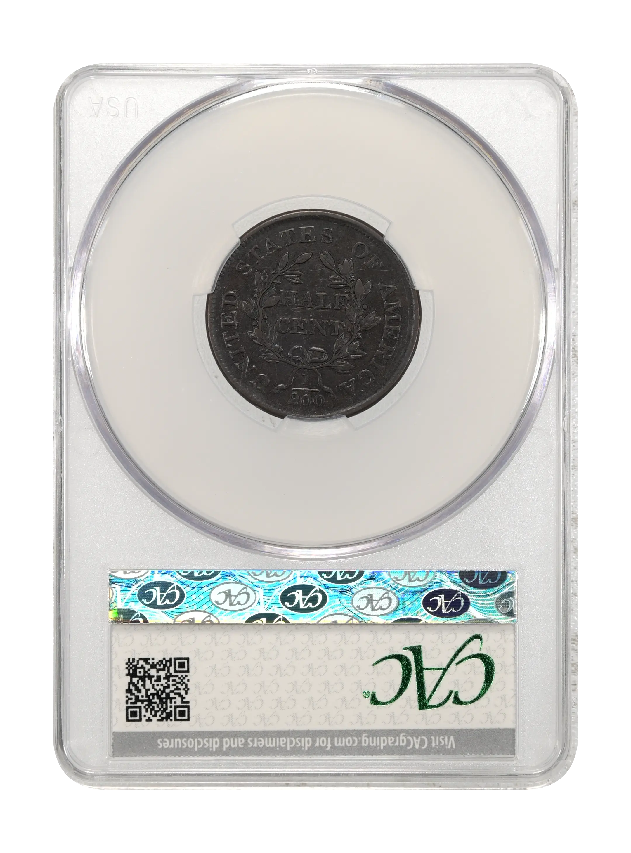 1804 1/2c Crosslet 4, No Stems, C-12 MS BN thumbnail 8