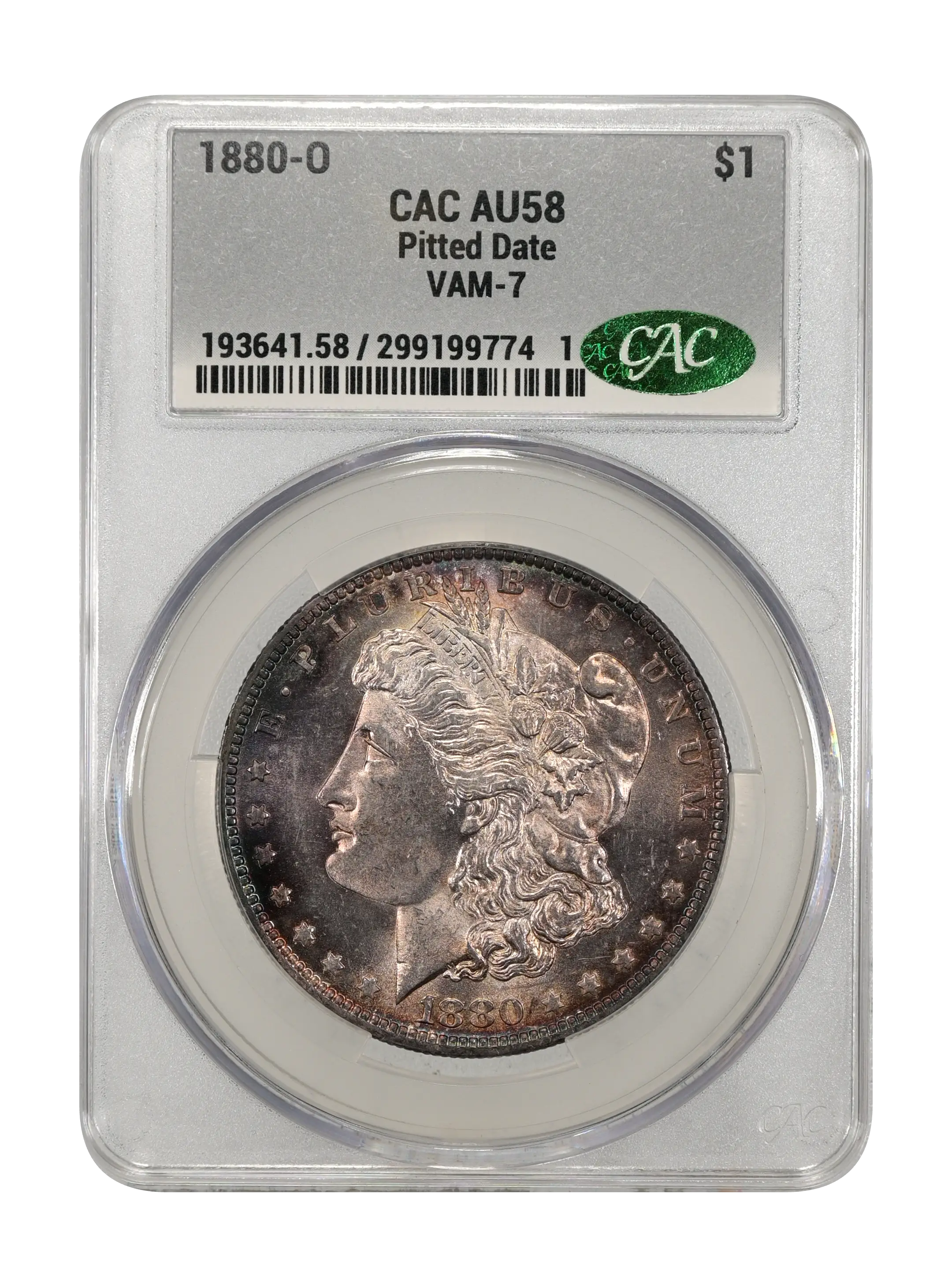 1880-O $1  Pitted Date, VAM-7  MS thumbnail 15
