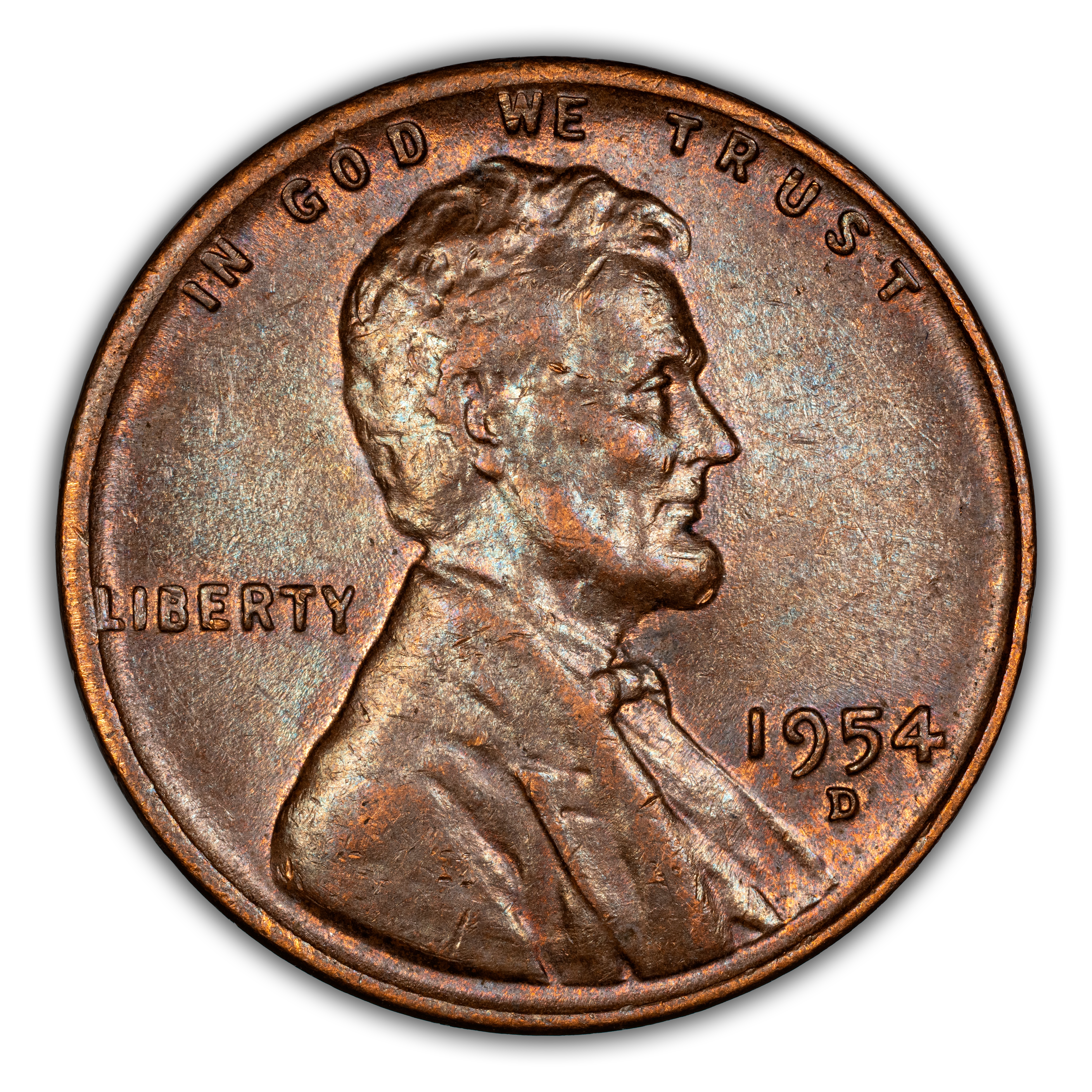 1954-D 1c MS BN