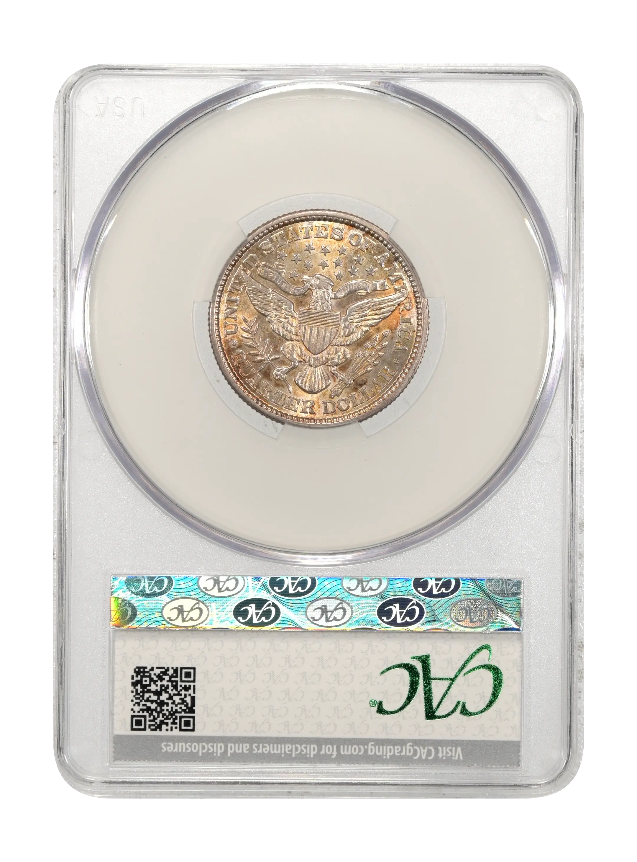 1892 25c Doubled Die Obverse, FS-101 MS thumbnail 10