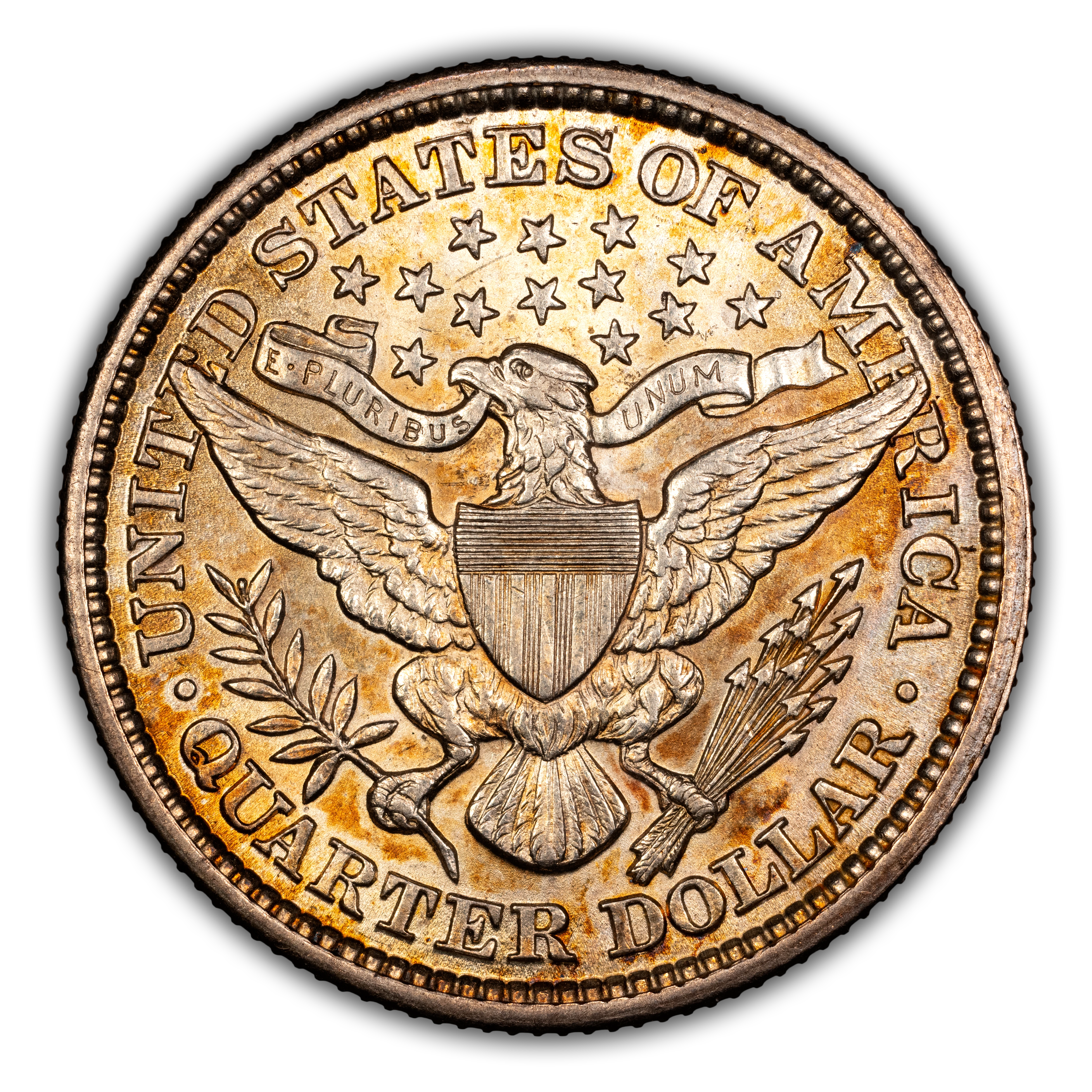 1892 25c Doubled Die Obverse, FS-101 MS thumbnail 4
