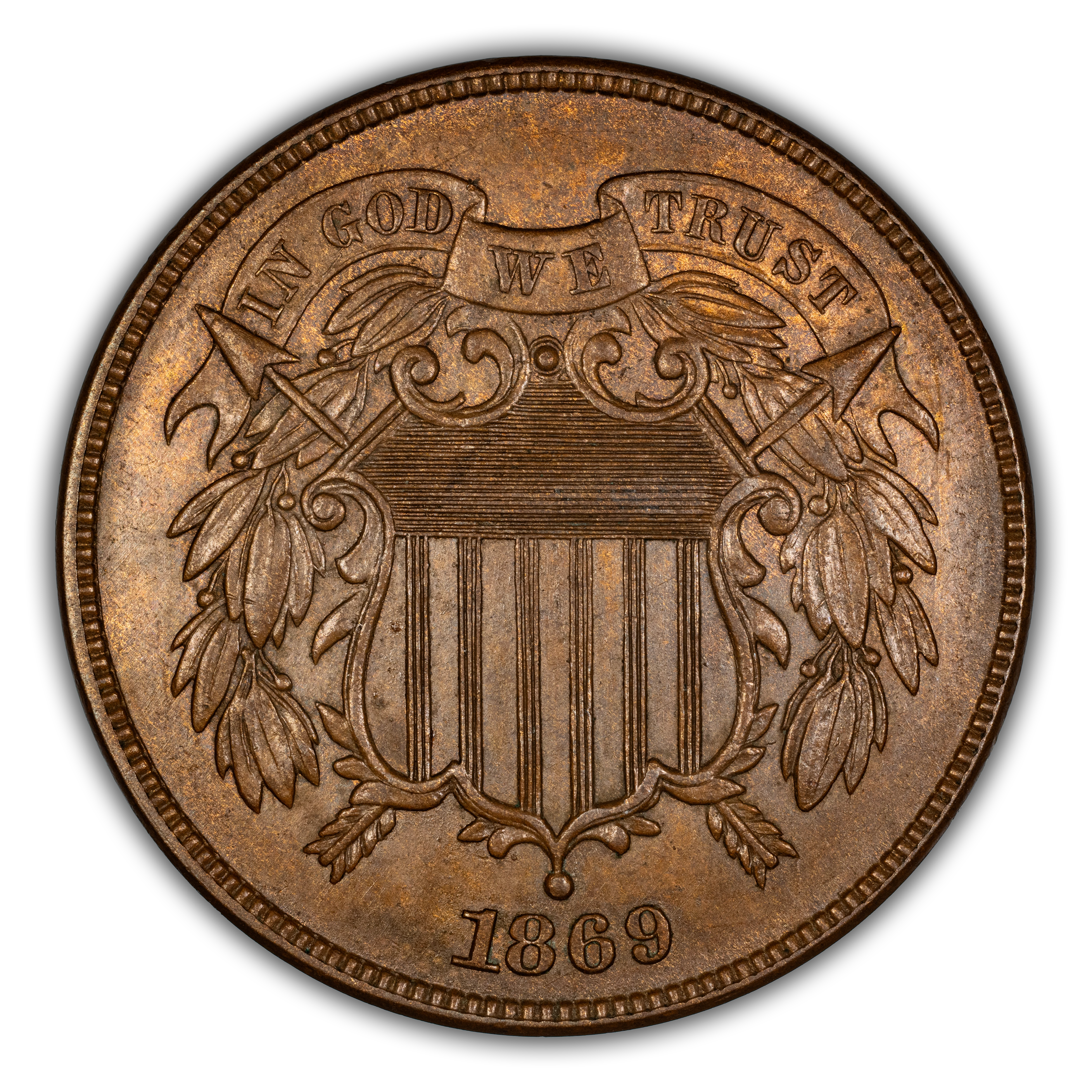 1869 2c MS BN
