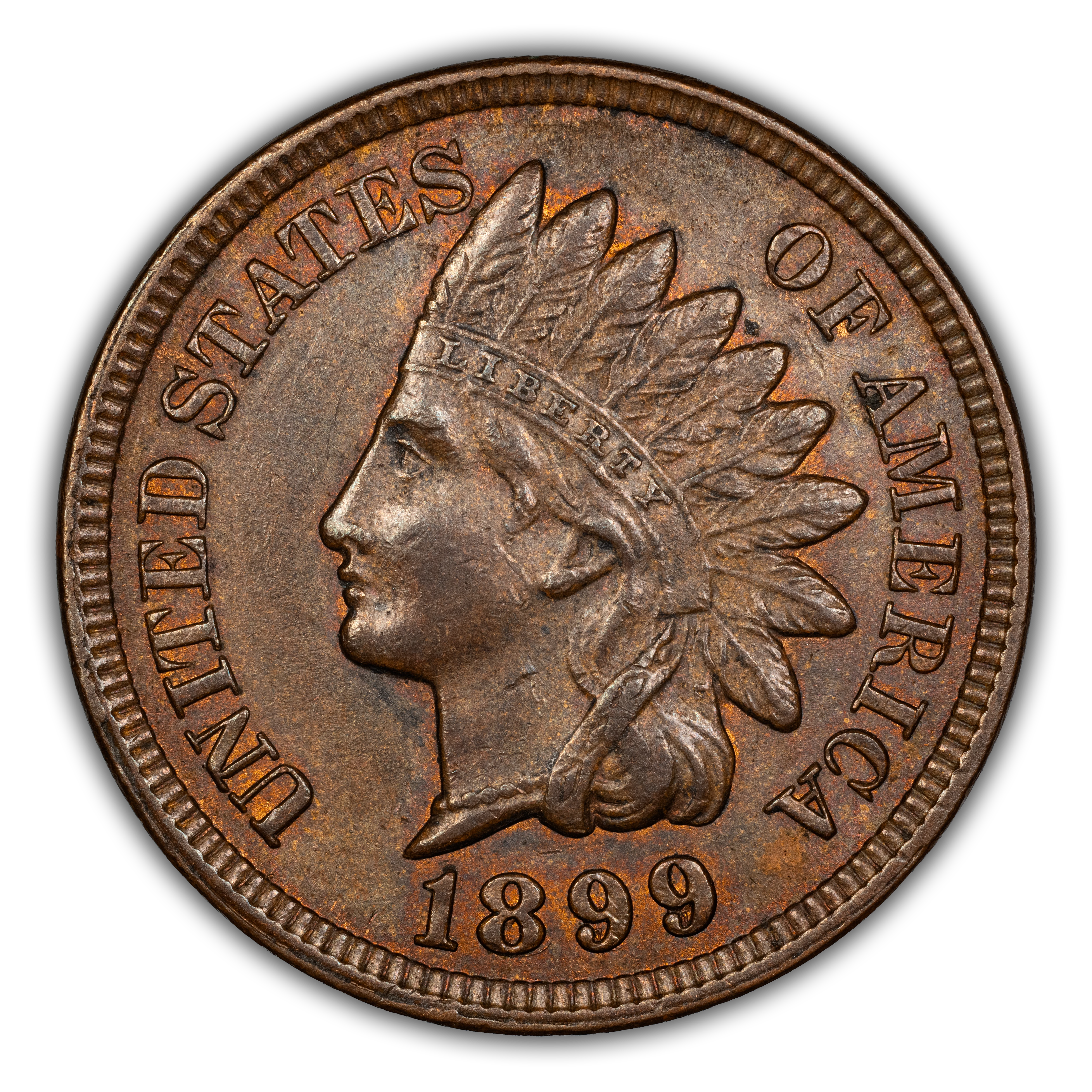 1899 1c Repunched Date, FS-301, S-1 MS BN thumbnail 2