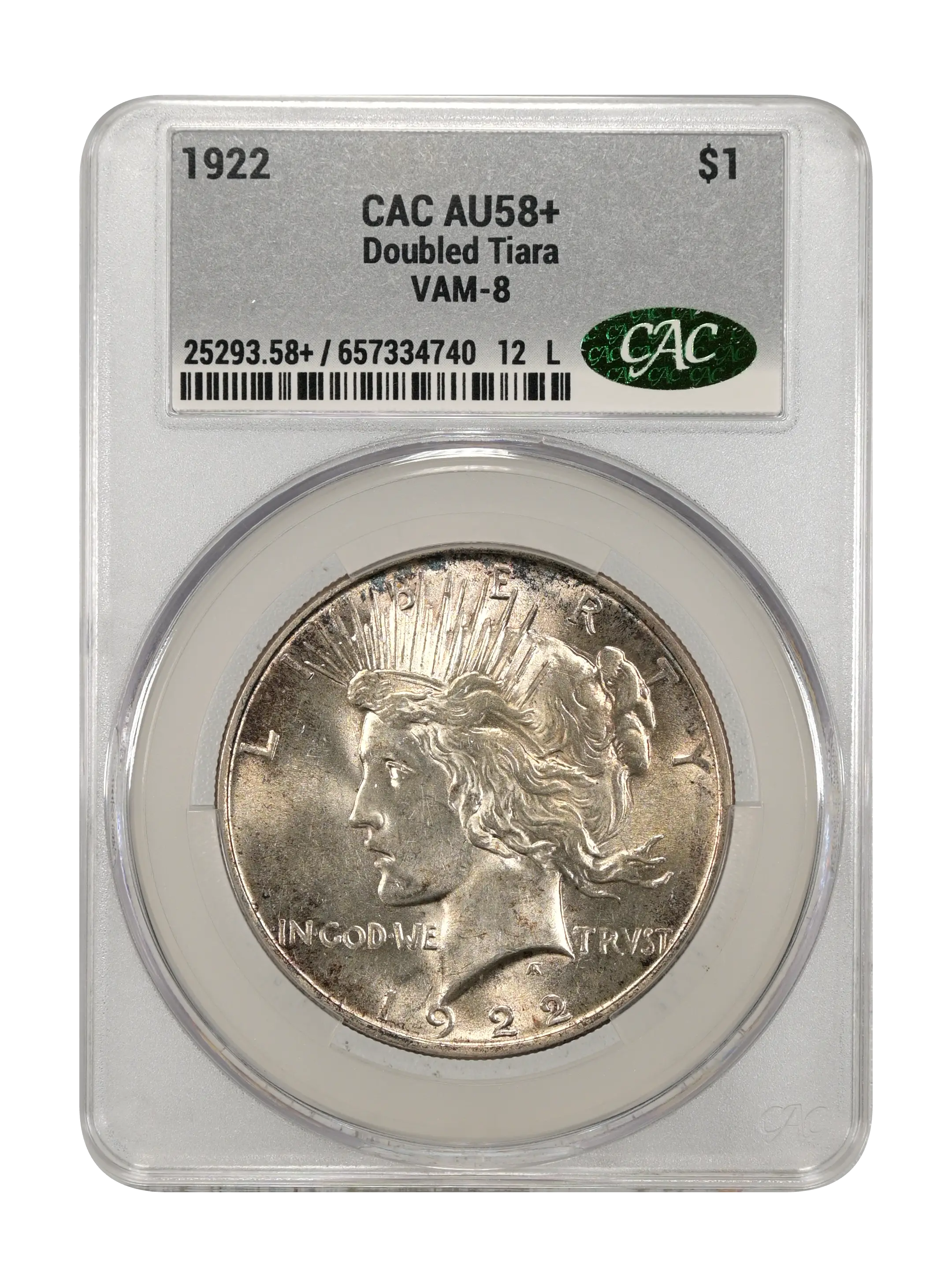 1922 $1  Doubled Tiara, VAM-8 MS thumbnail 9