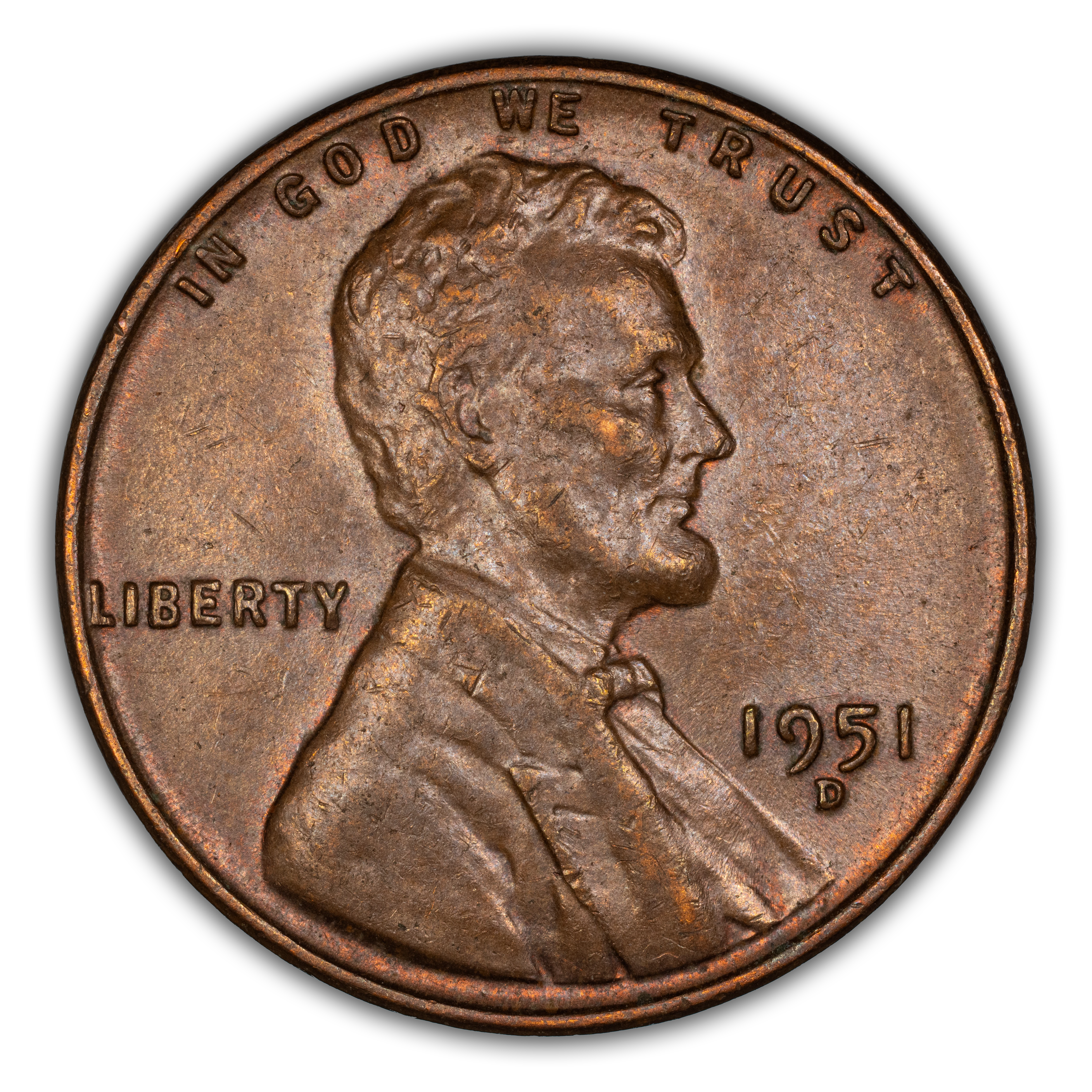 1951-D 1c MS BN