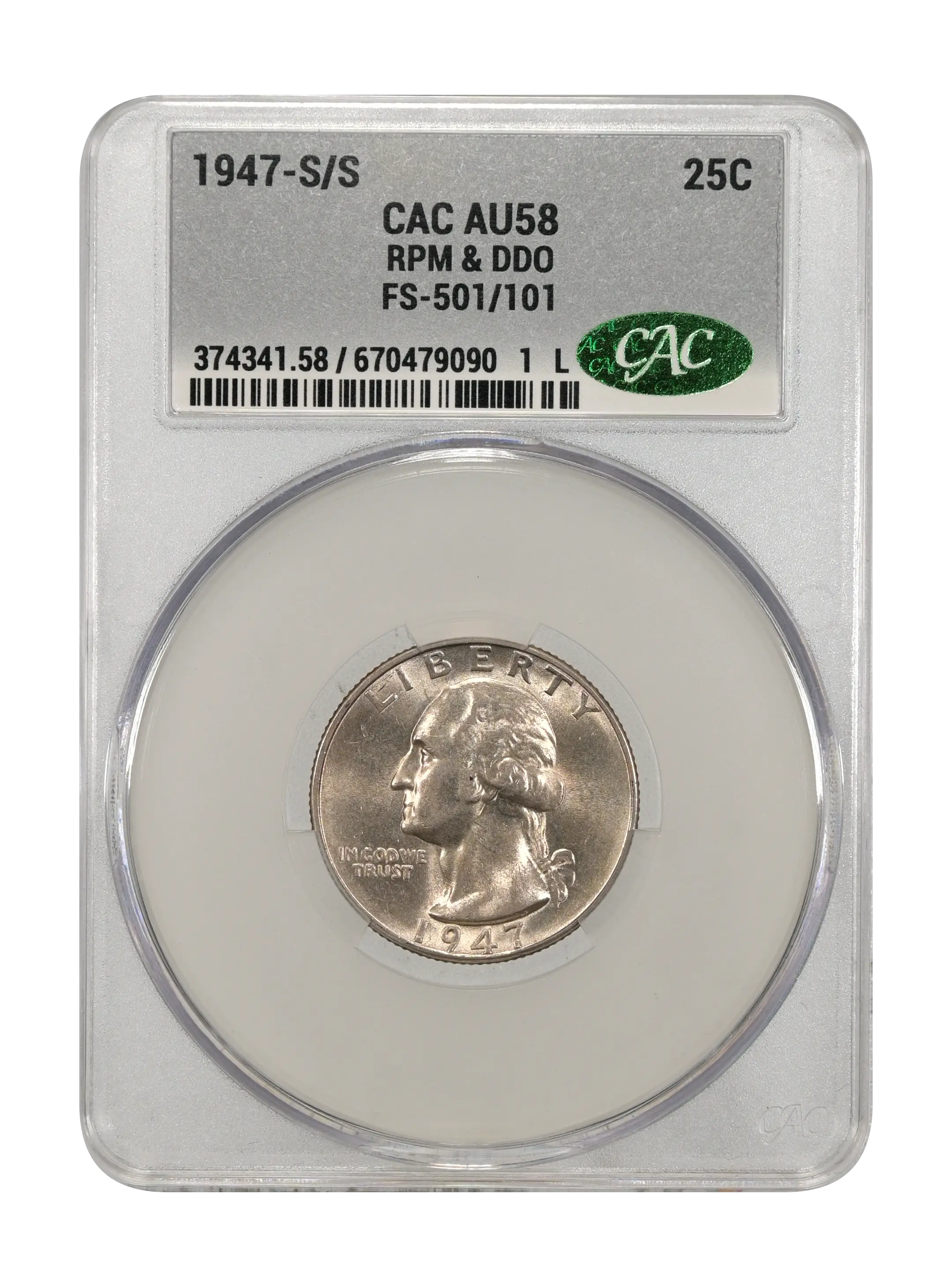 1947-S/S 25c DDO & RPM, FS-501/101 MS thumbnail 9