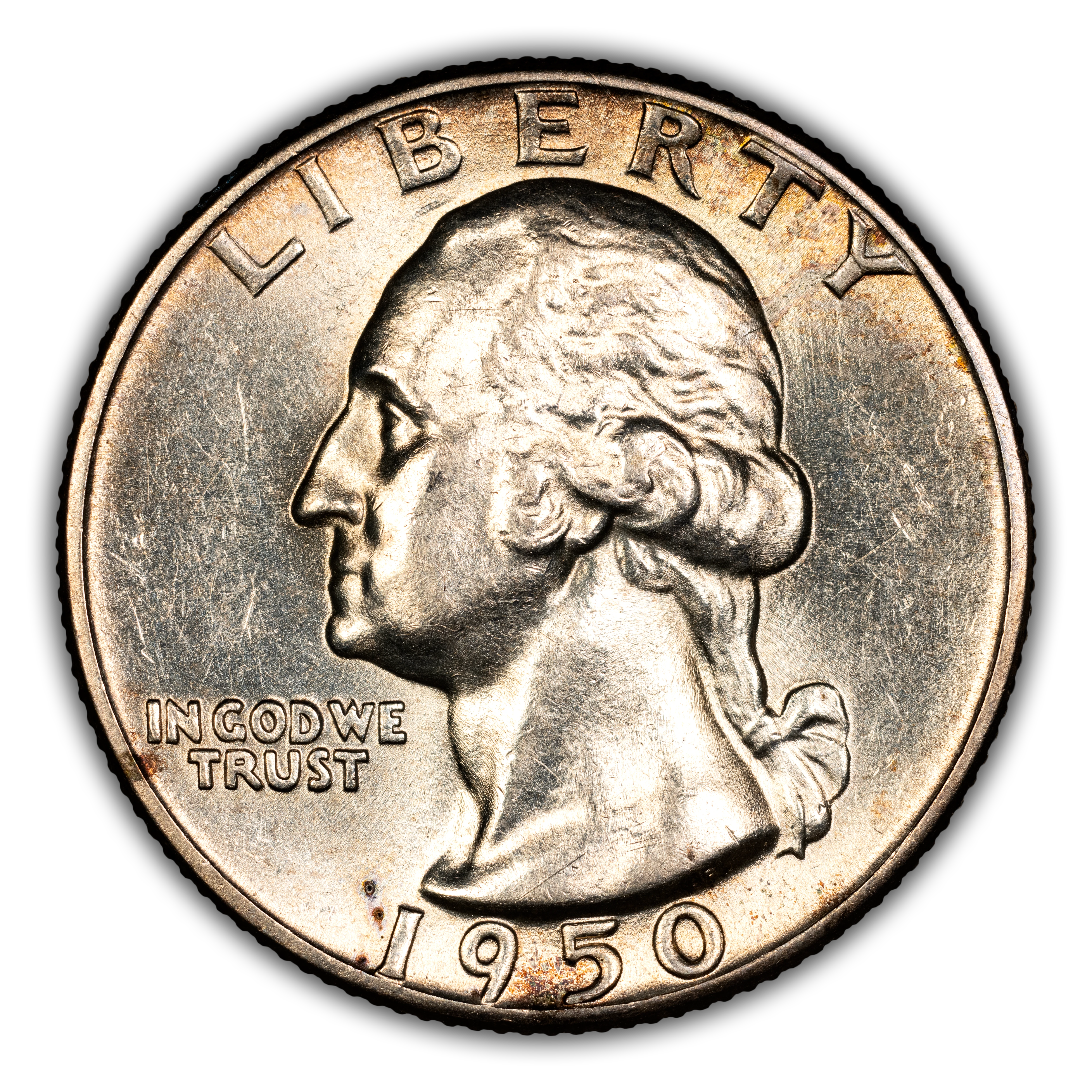1950-D/D 25c Repunched Mintmark, FS-501 MS thumbnail 2