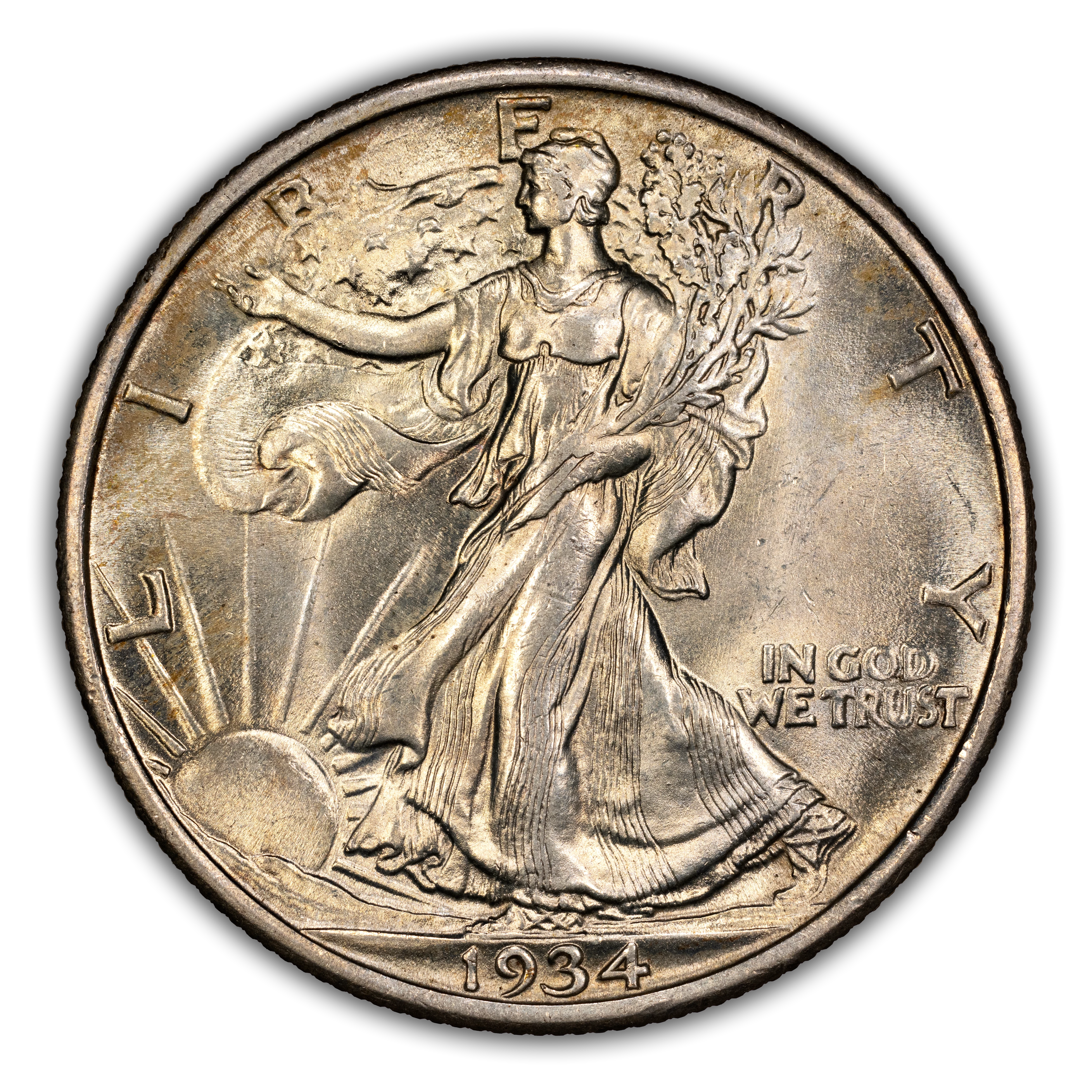 1934 Walking Liberty Half Values & Prices | Greysheet