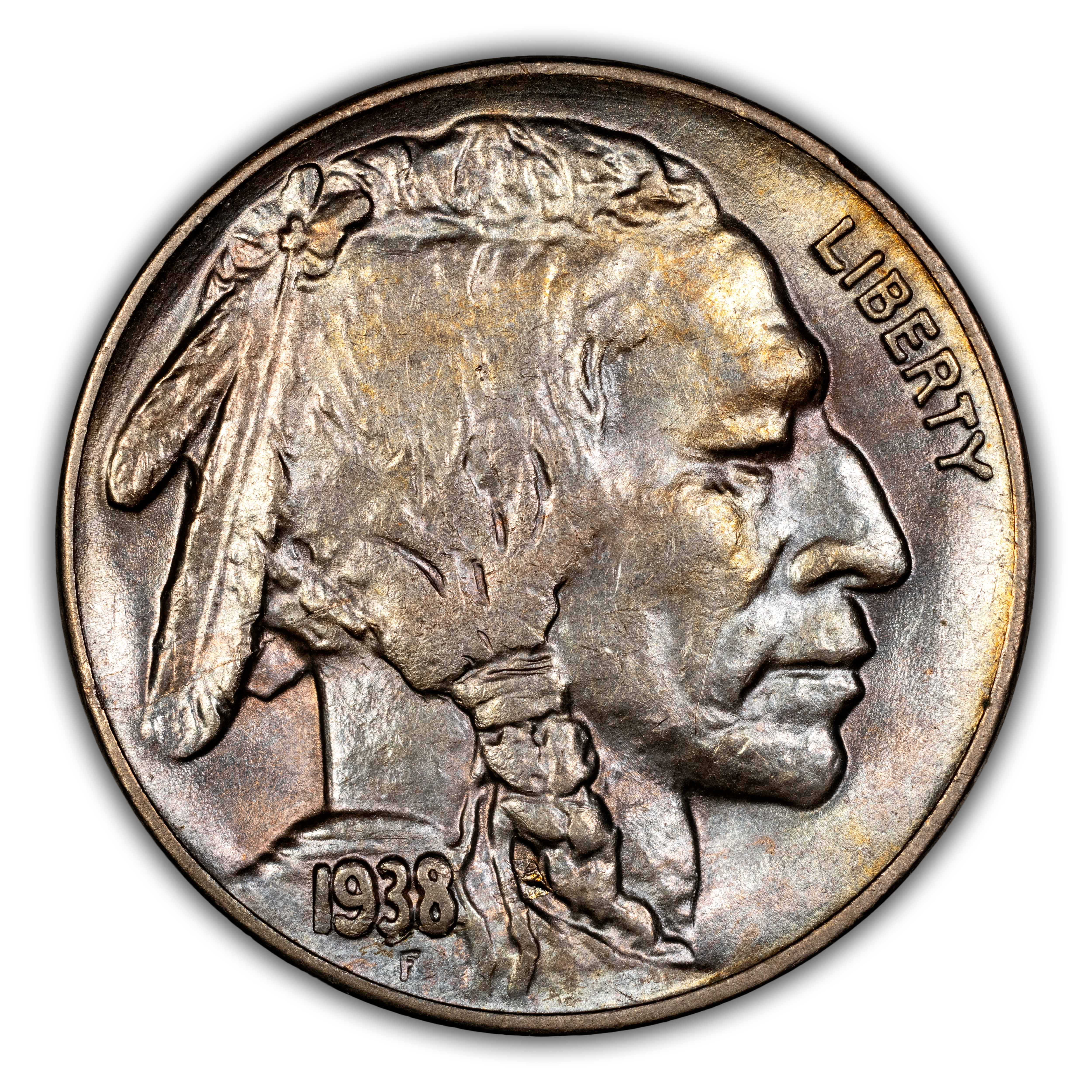1938-D/S 5c Buffalo MS thumbnail 3