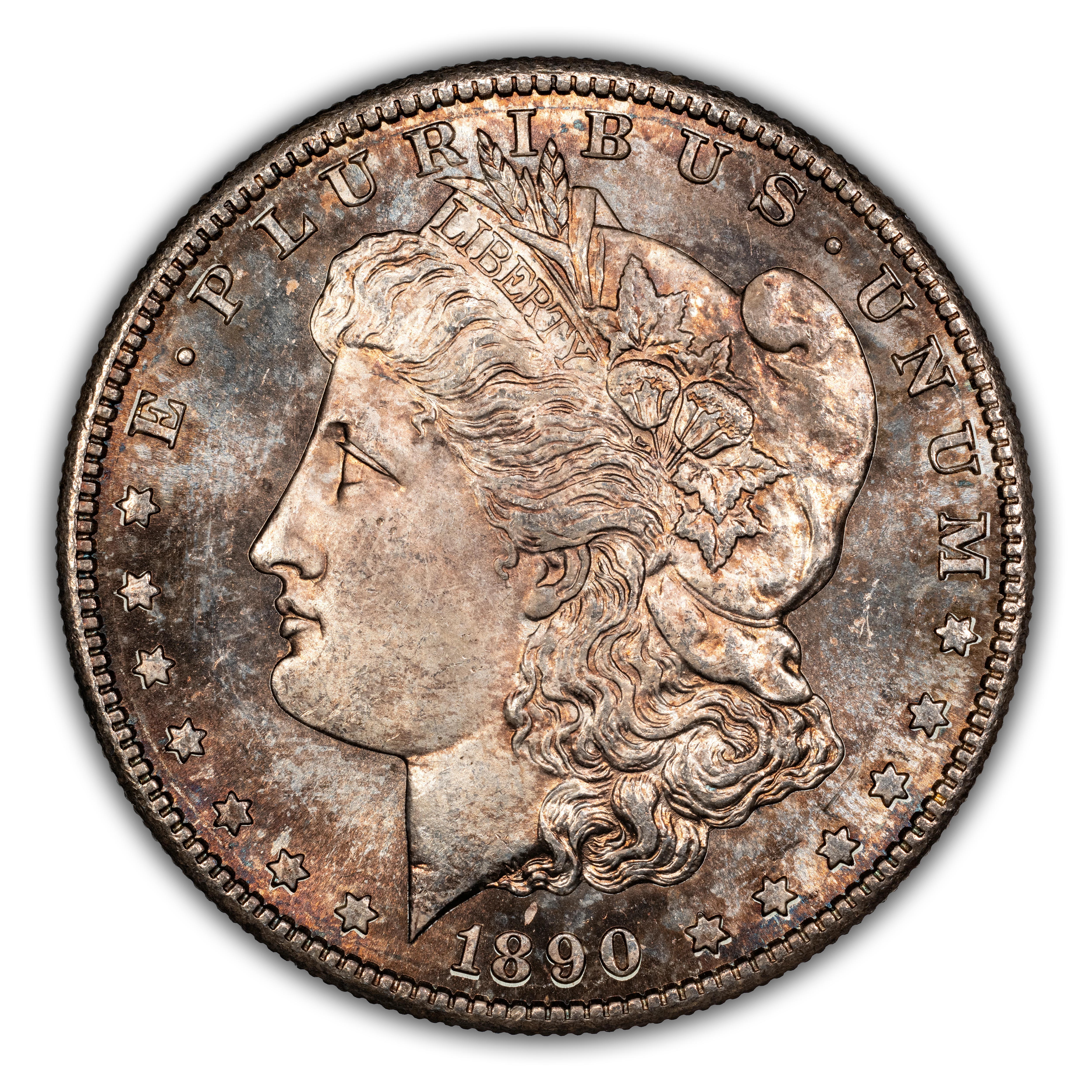 1890-S $1  Die Break Wing, VAM-2B MS thumbnail 5