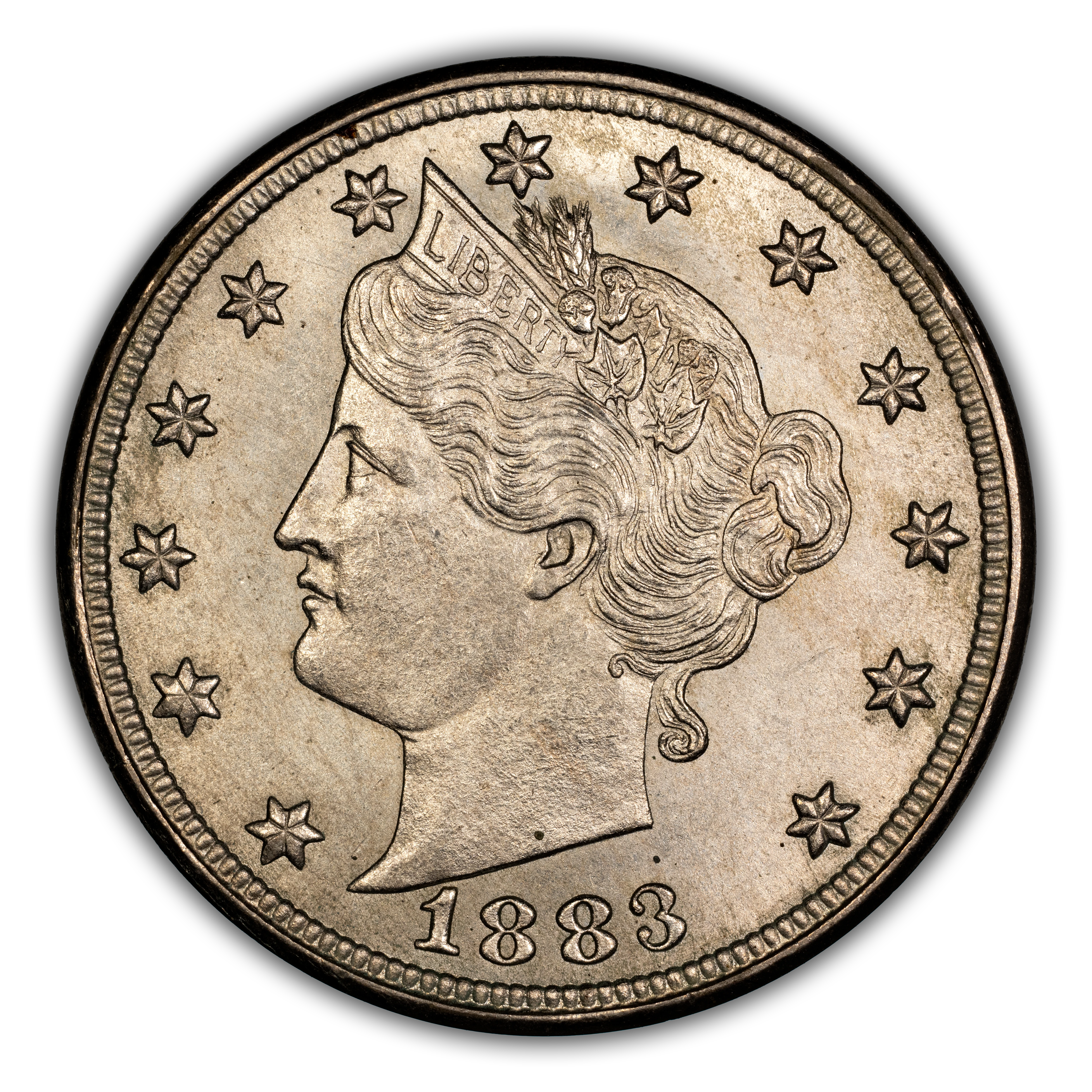 1883 5c No Cents, RPD, FS-1301 MS thumbnail 5