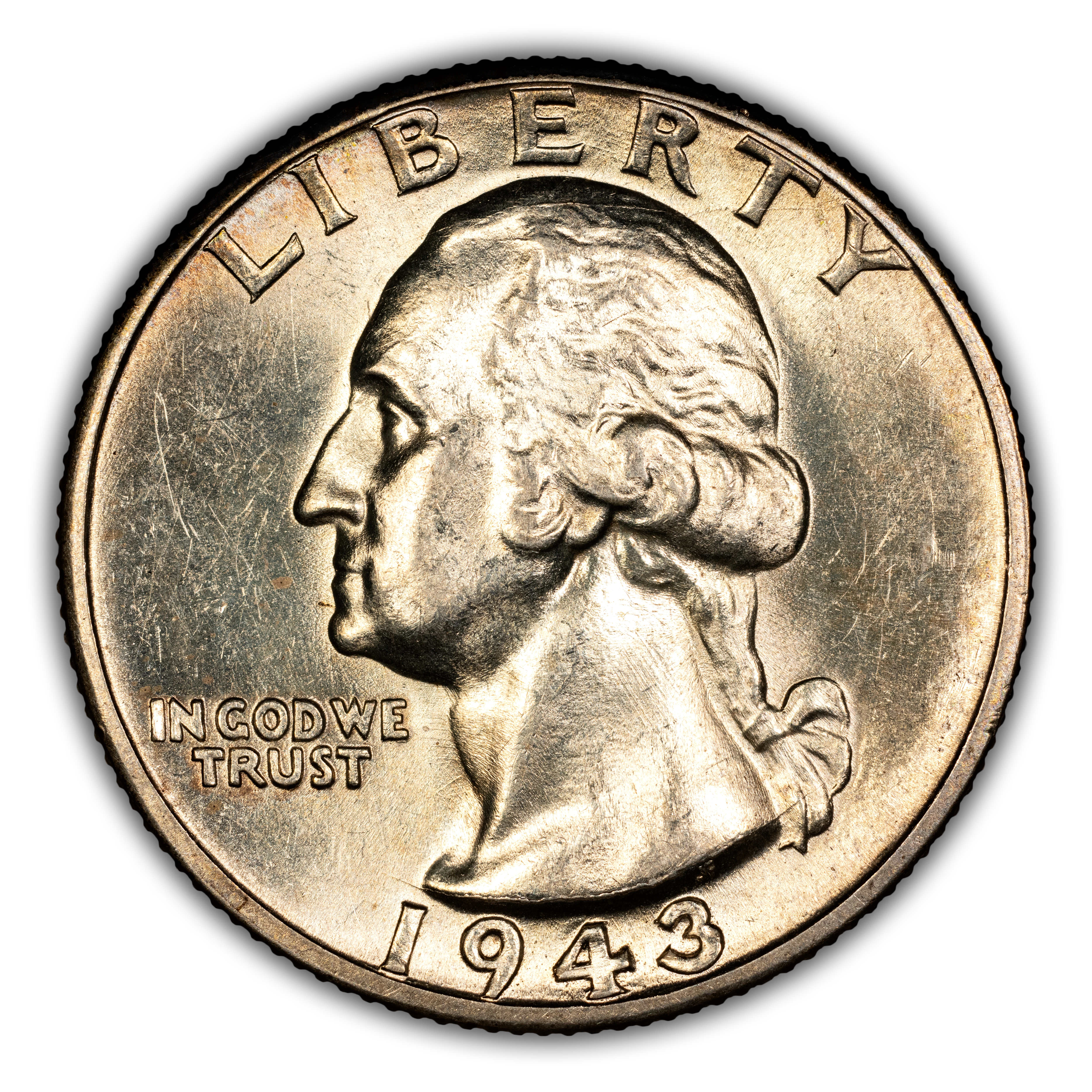 1943-D 25c MS thumbnail 3
