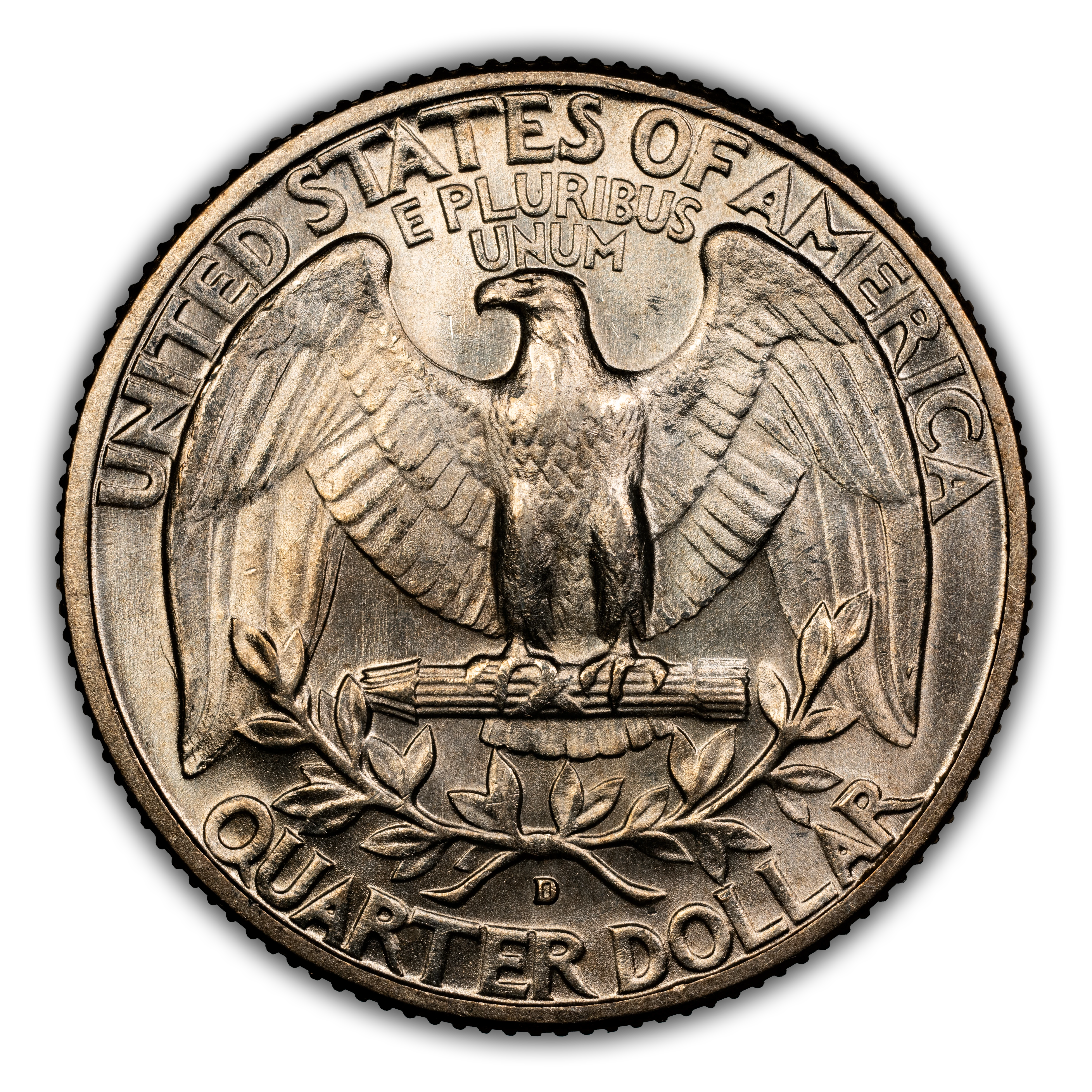 1964-D 25c Type C Reverse of 1965, FS-901 MS thumbnail 3