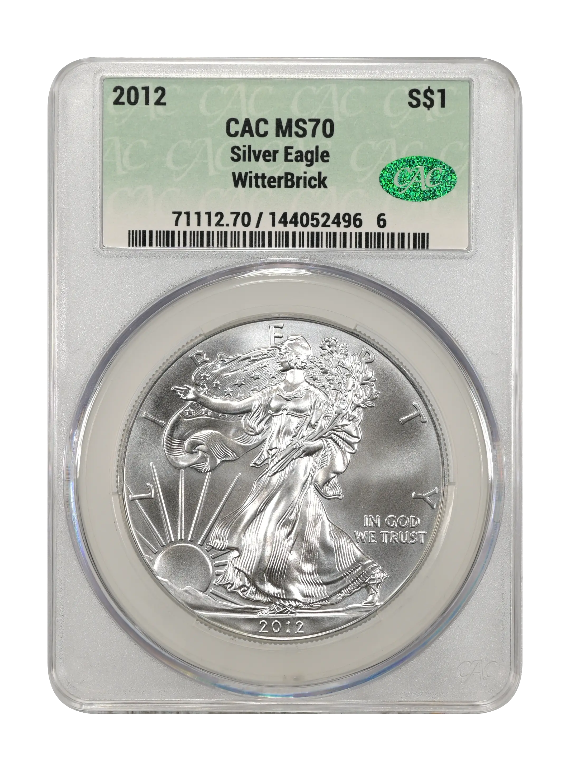 2012 $1  Silver Eagle MS thumbnail 19