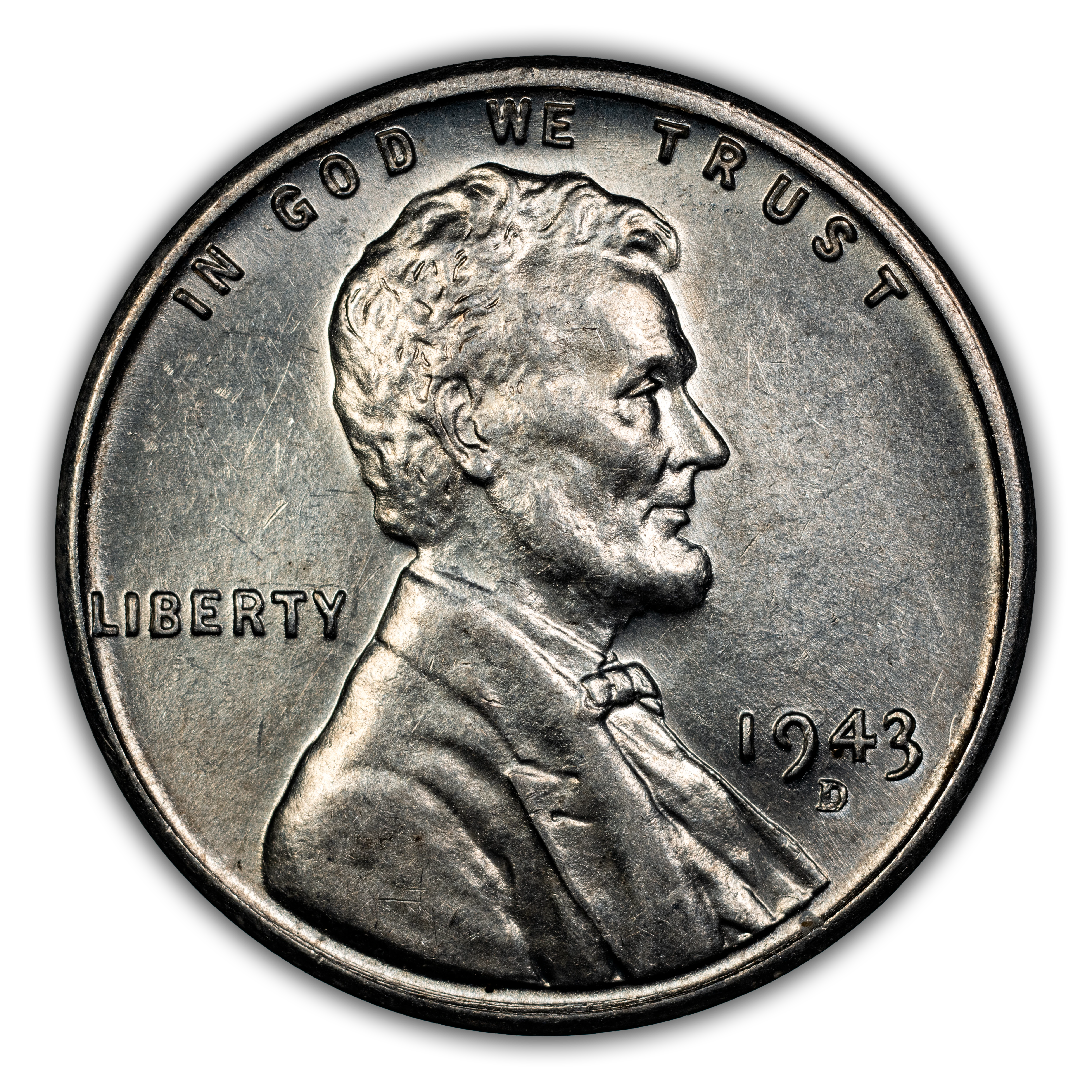 1943-D 1c Steel MS thumbnail 4