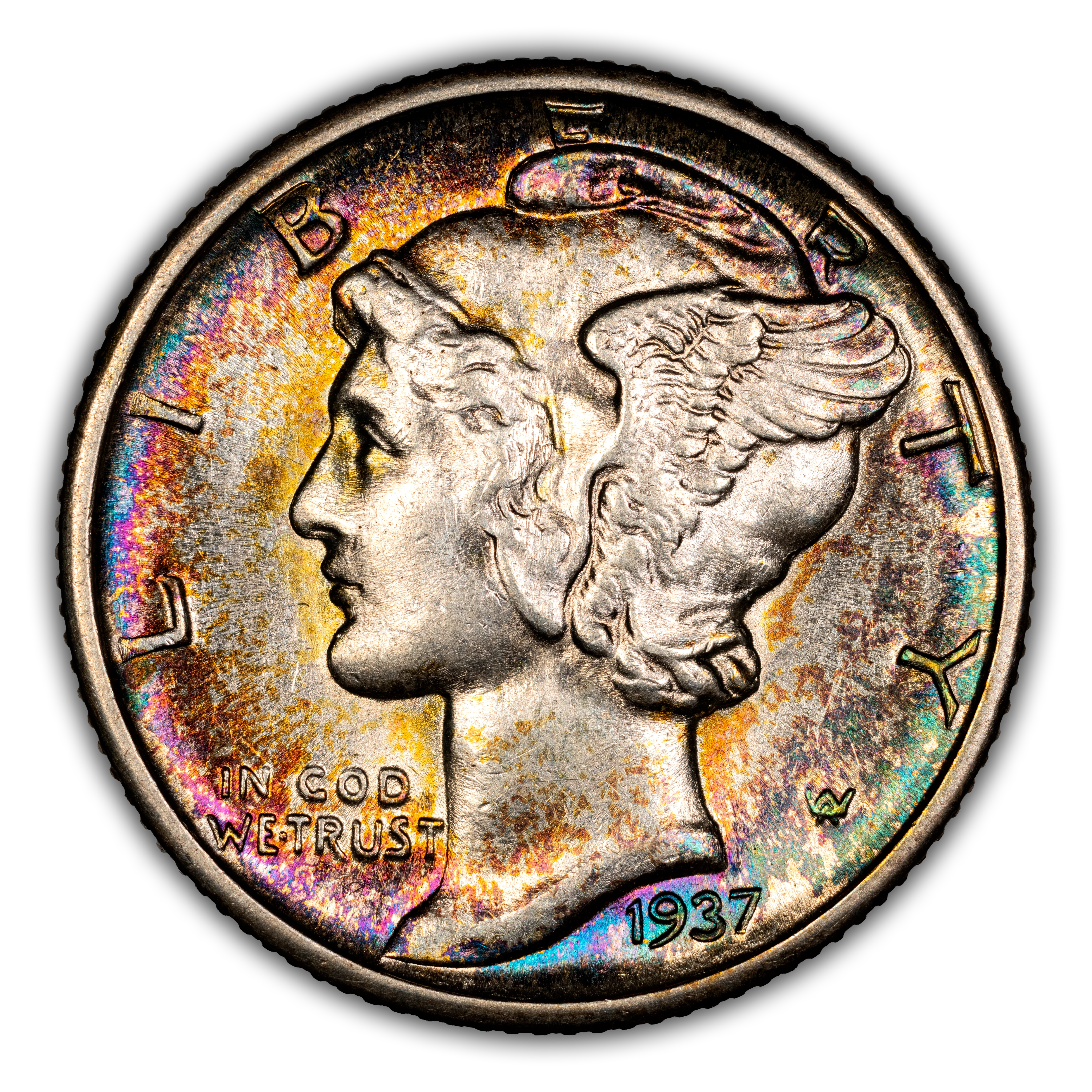1937-D 10c MS thumbnail 2