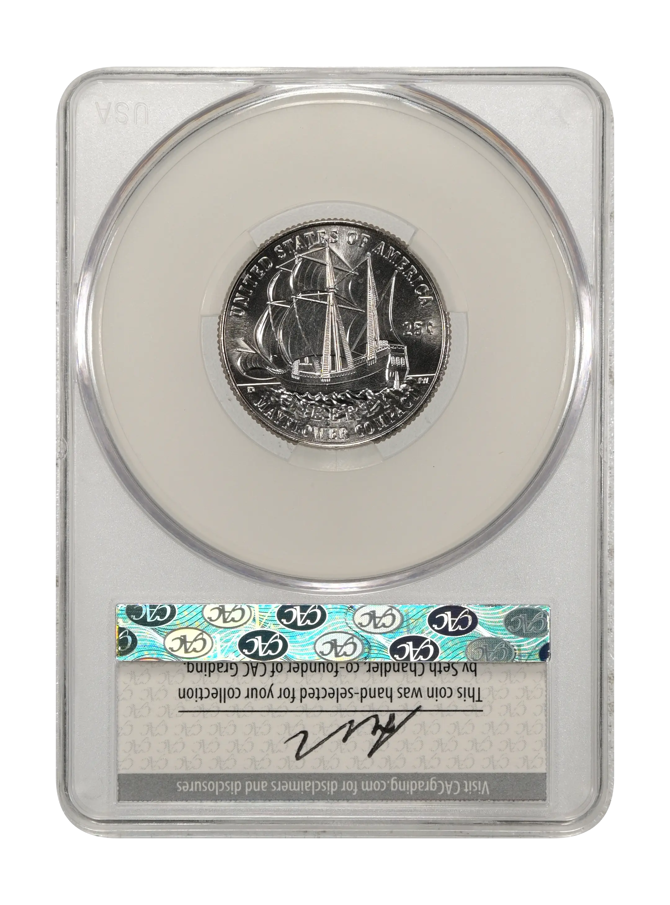 1776~2026-D 25c Mayflower Compact MS thumbnail 19