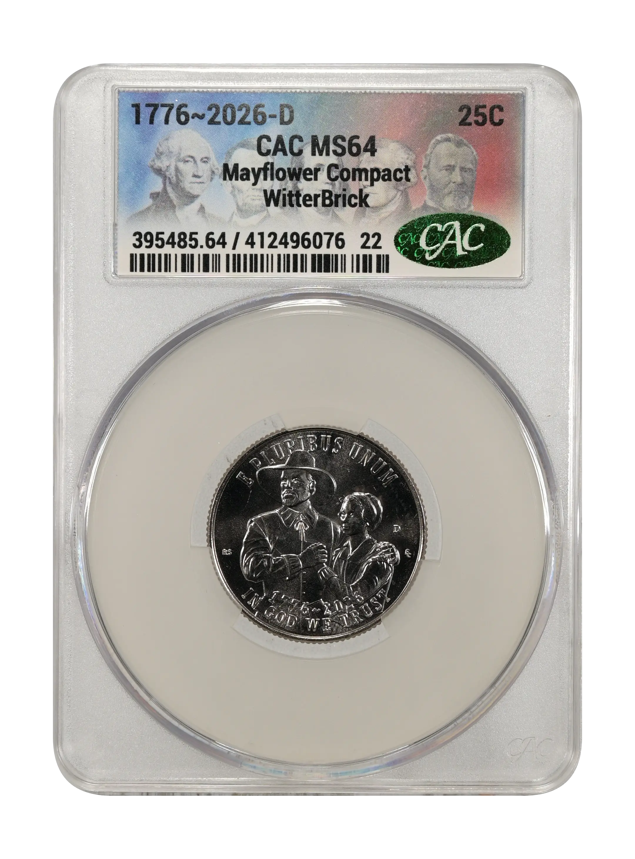 1776~2026-D 25c Mayflower Compact MS thumbnail 6