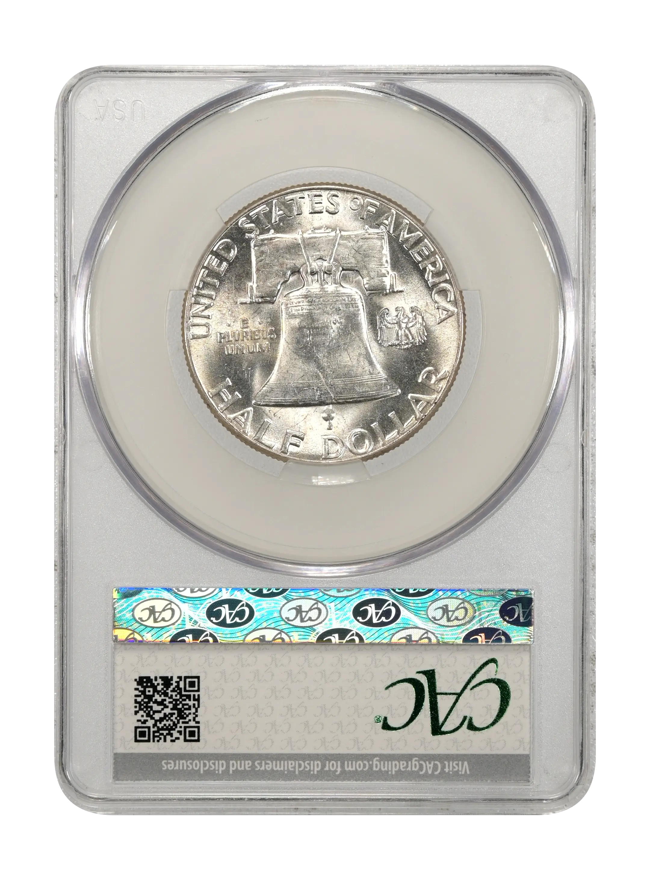 1951 50c Obverse Die Clash, FS-402 MS thumbnail 4
