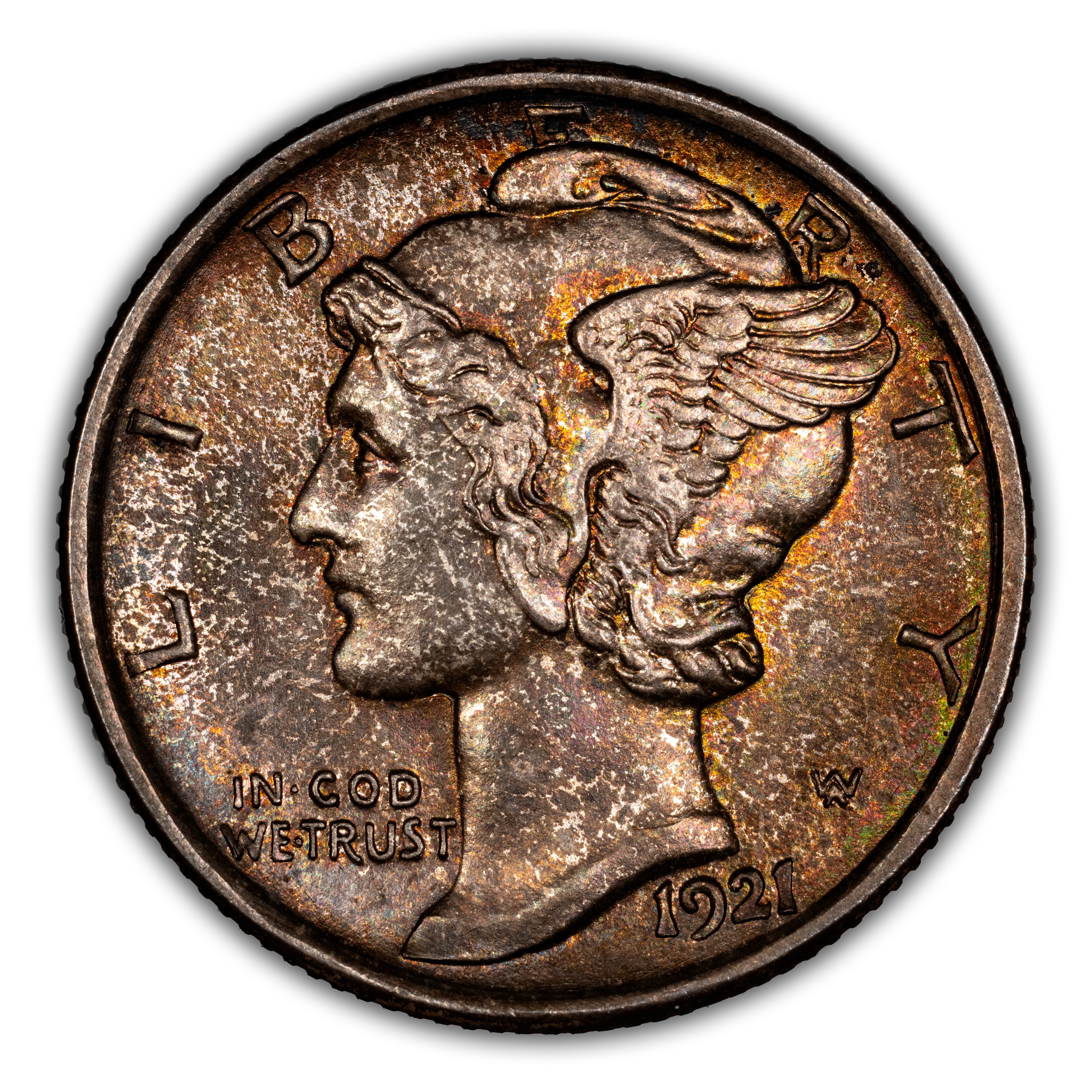 1921-D 10c MS thumbnail 2