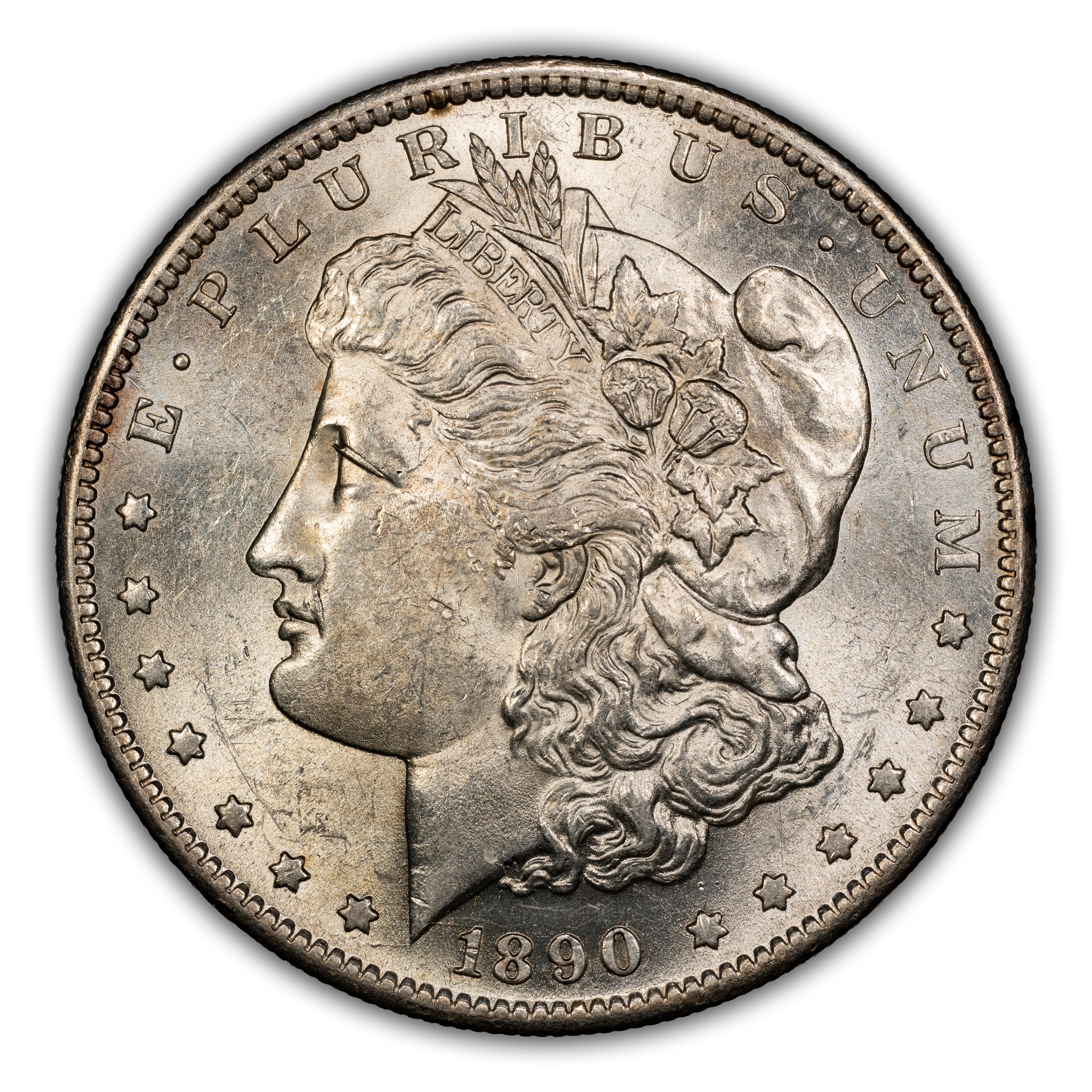 1890-S $1  Die Break Wing, VAM-2B MS thumbnail 4