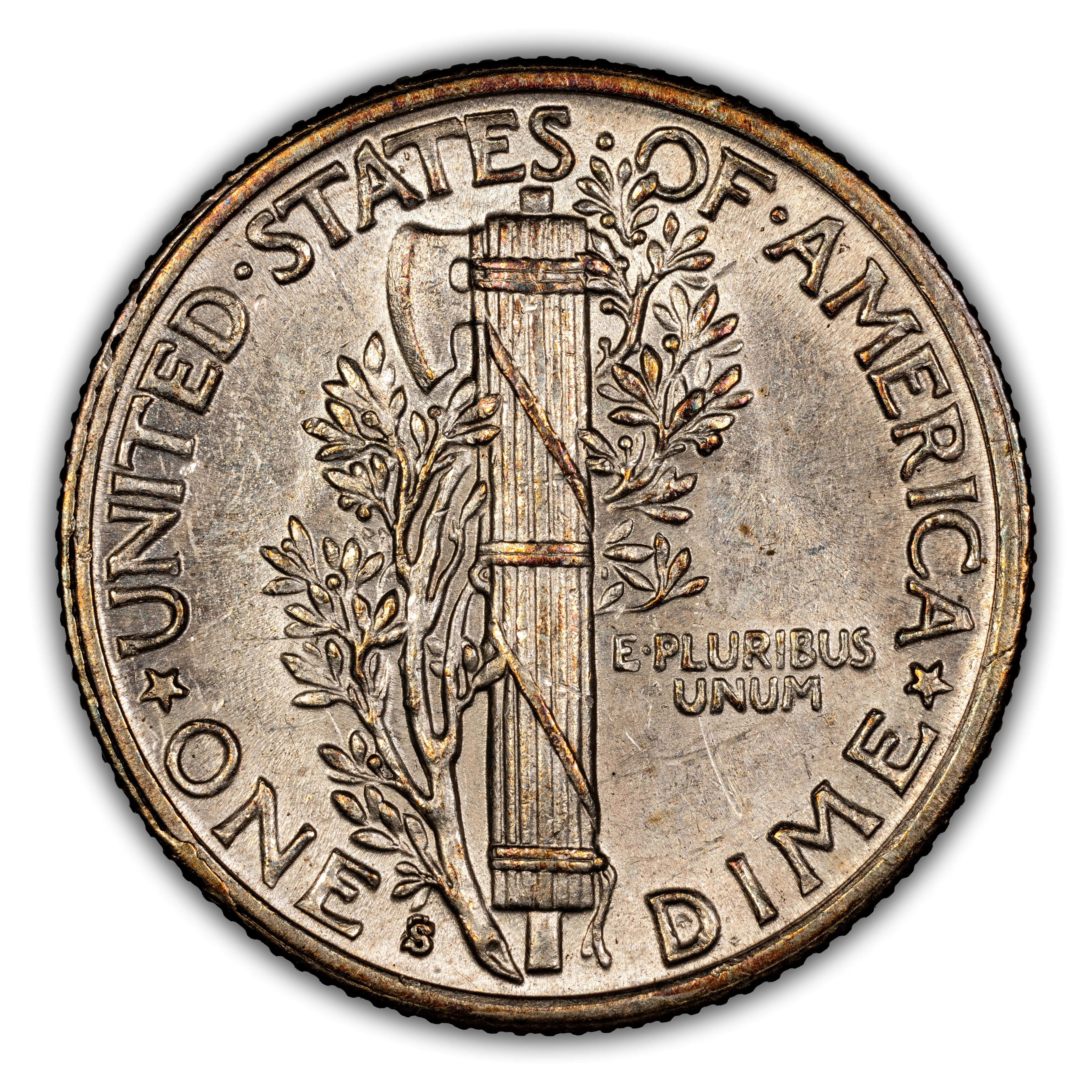 1941-S/S 10c Repunched Mintmark, FS-501 MS FB thumbnail 5