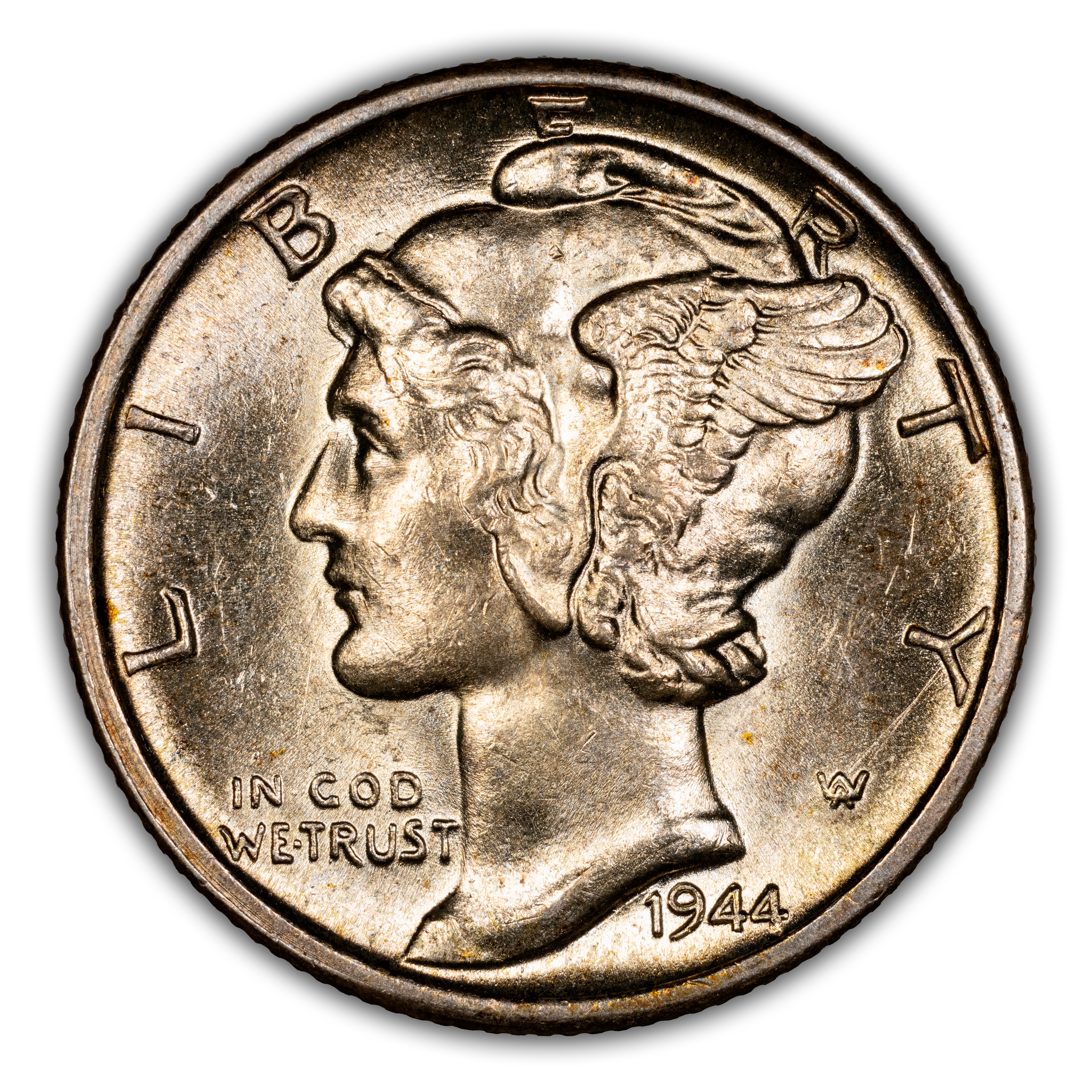 1944-D 10c MS thumbnail 2