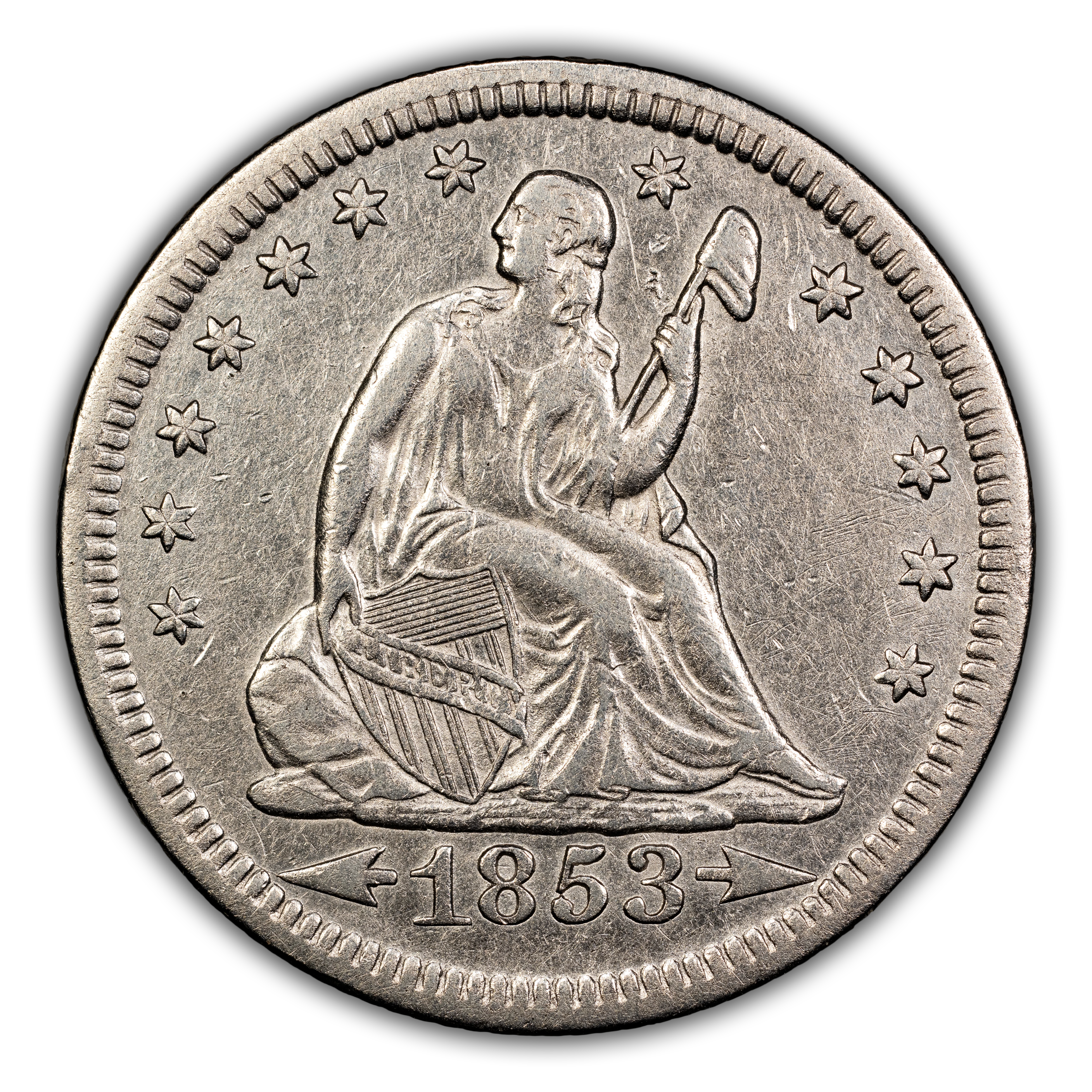 1853 25c Arrows & Rays MS thumbnail 5
