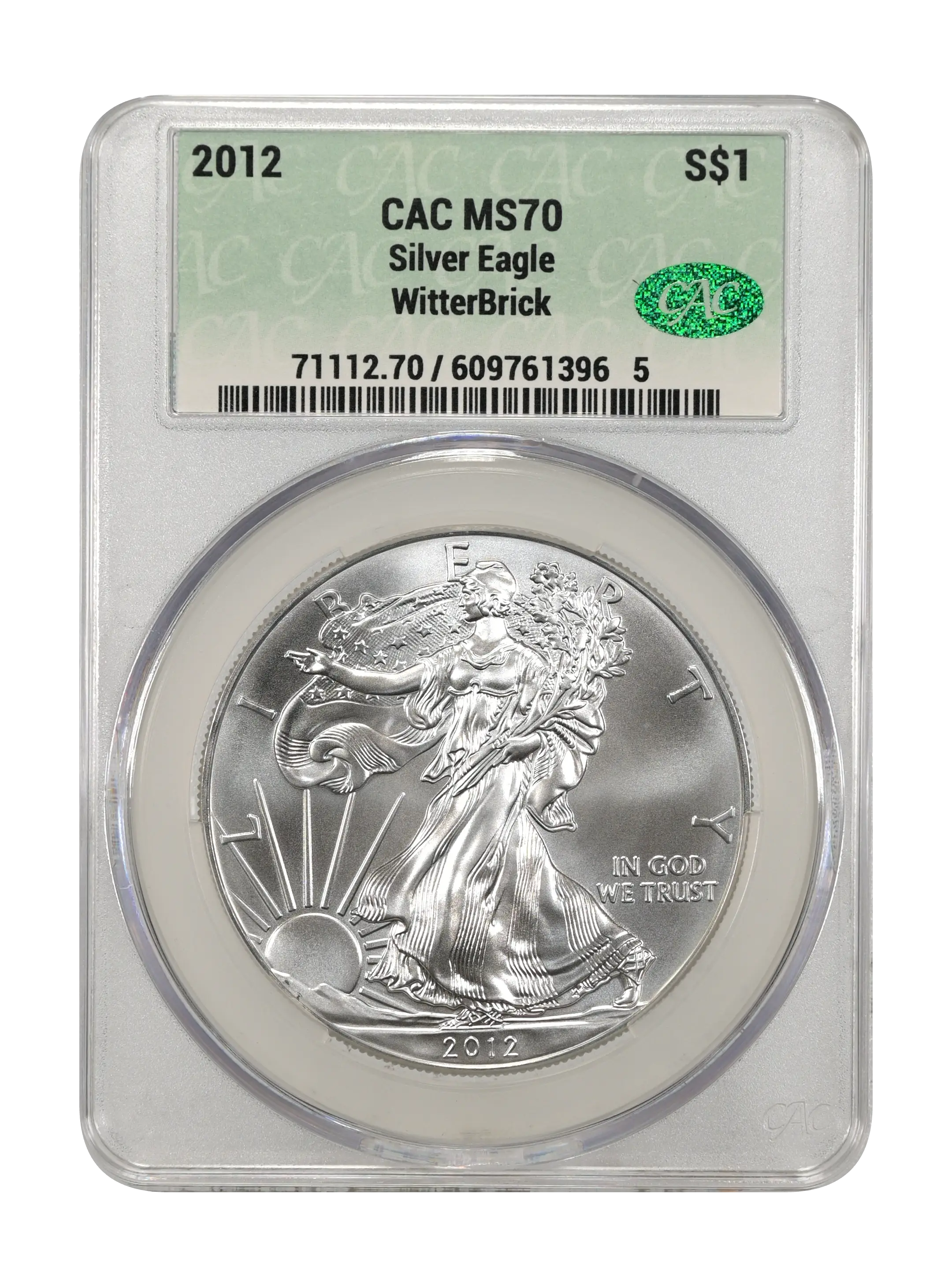 2012 $1  Silver Eagle MS thumbnail 20