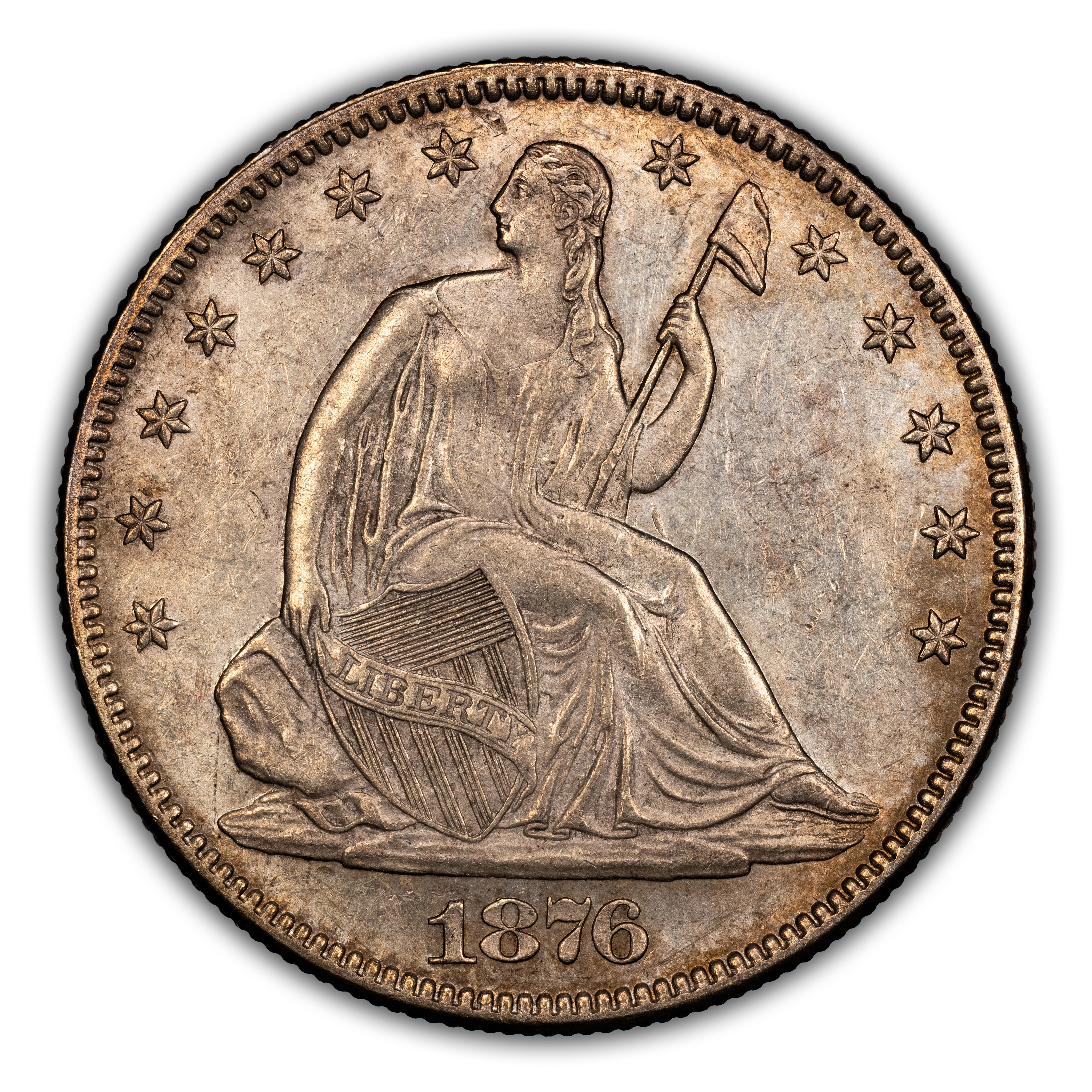 1876 50c MS