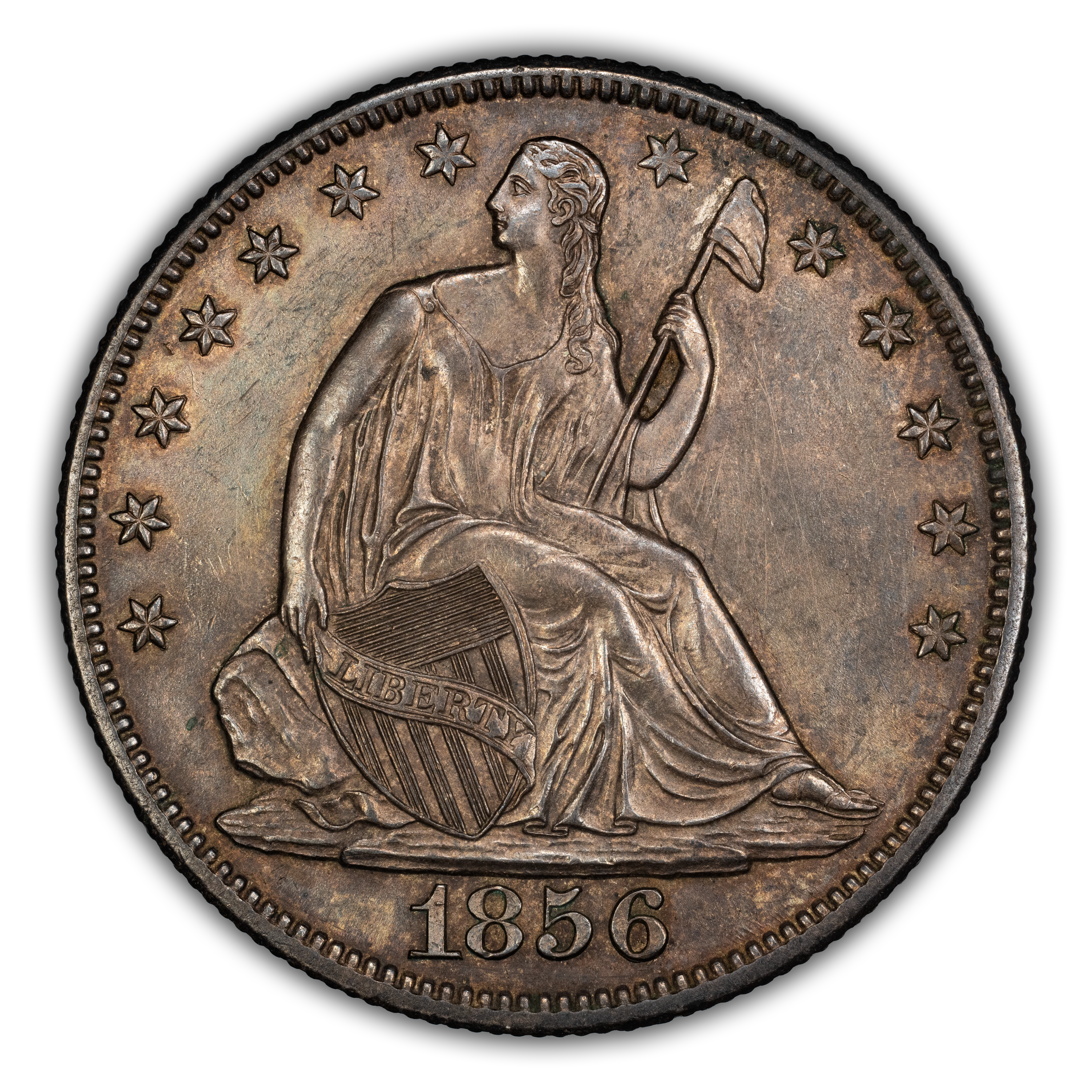 1856-O 50c MS