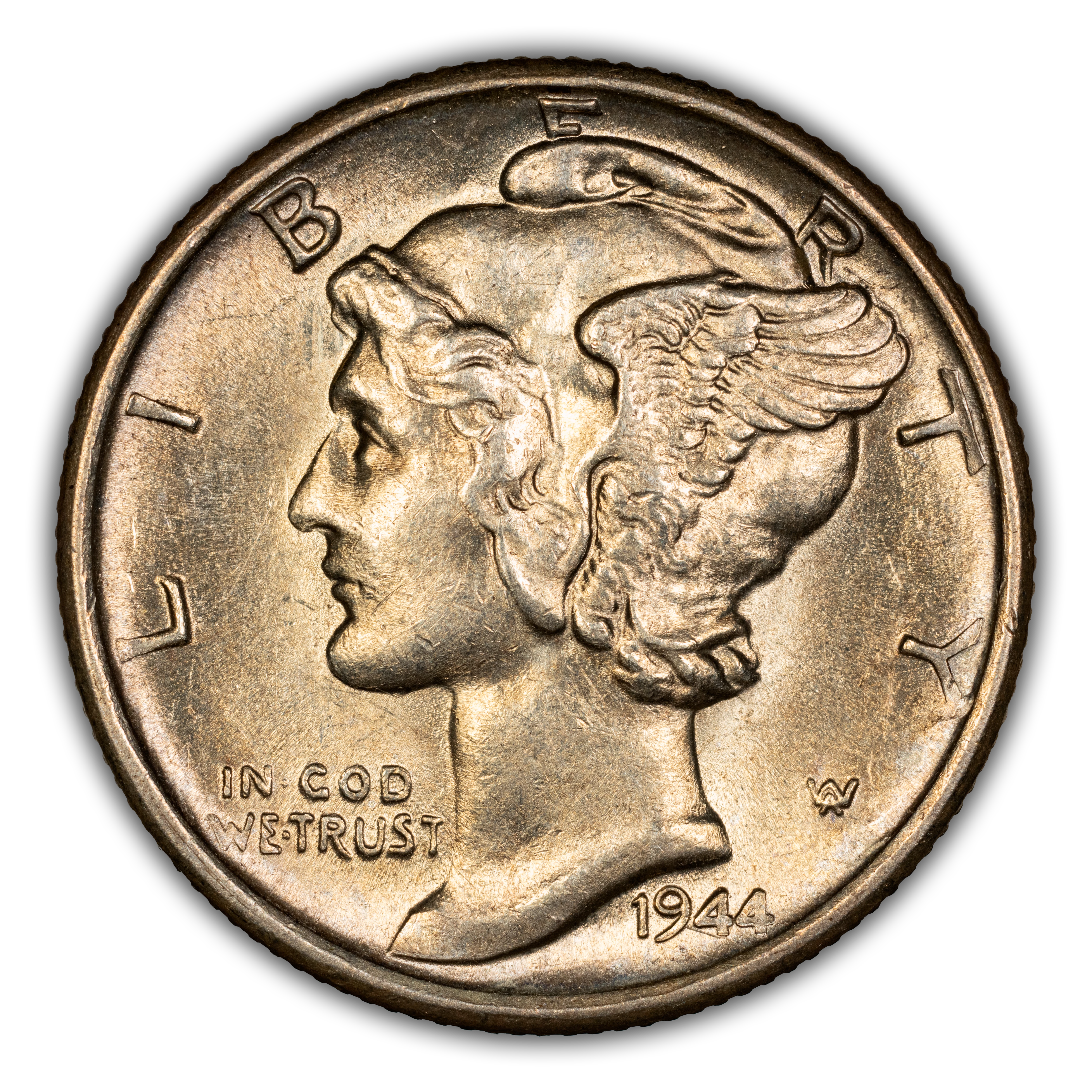 1944-S 10c MS
