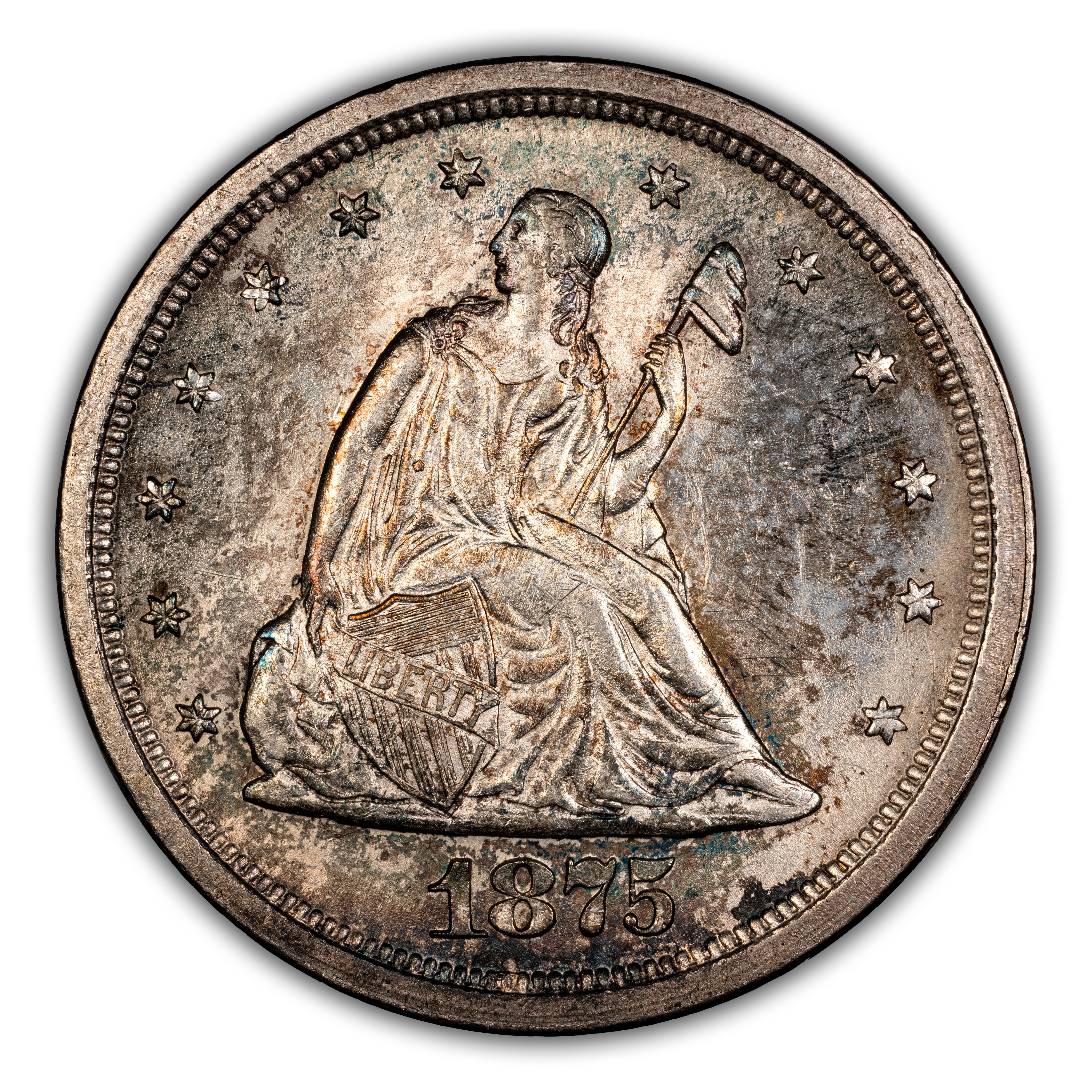 1875-S 20c MS