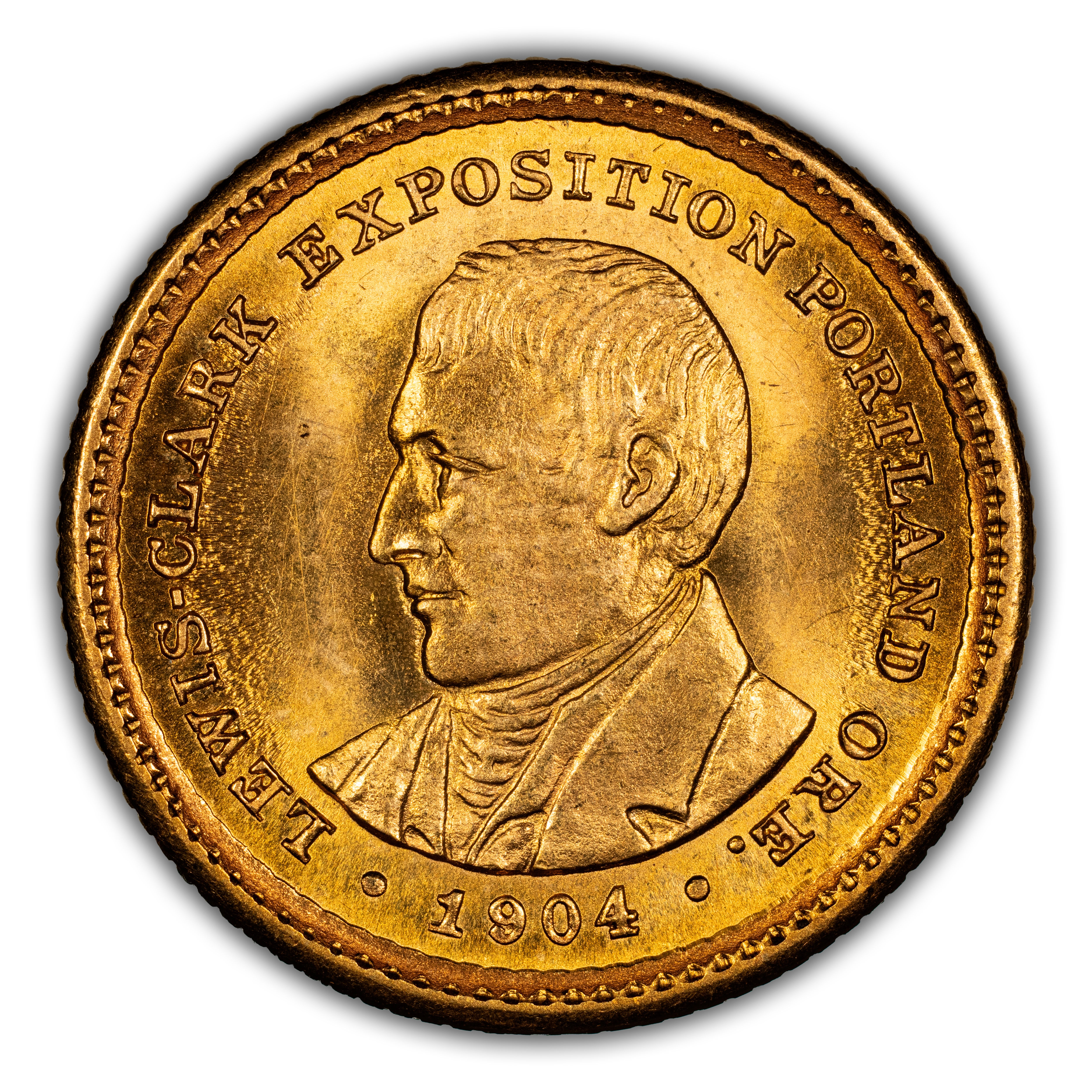 1904 G$1 Lewis & Clark Expo MS thumbnail 4