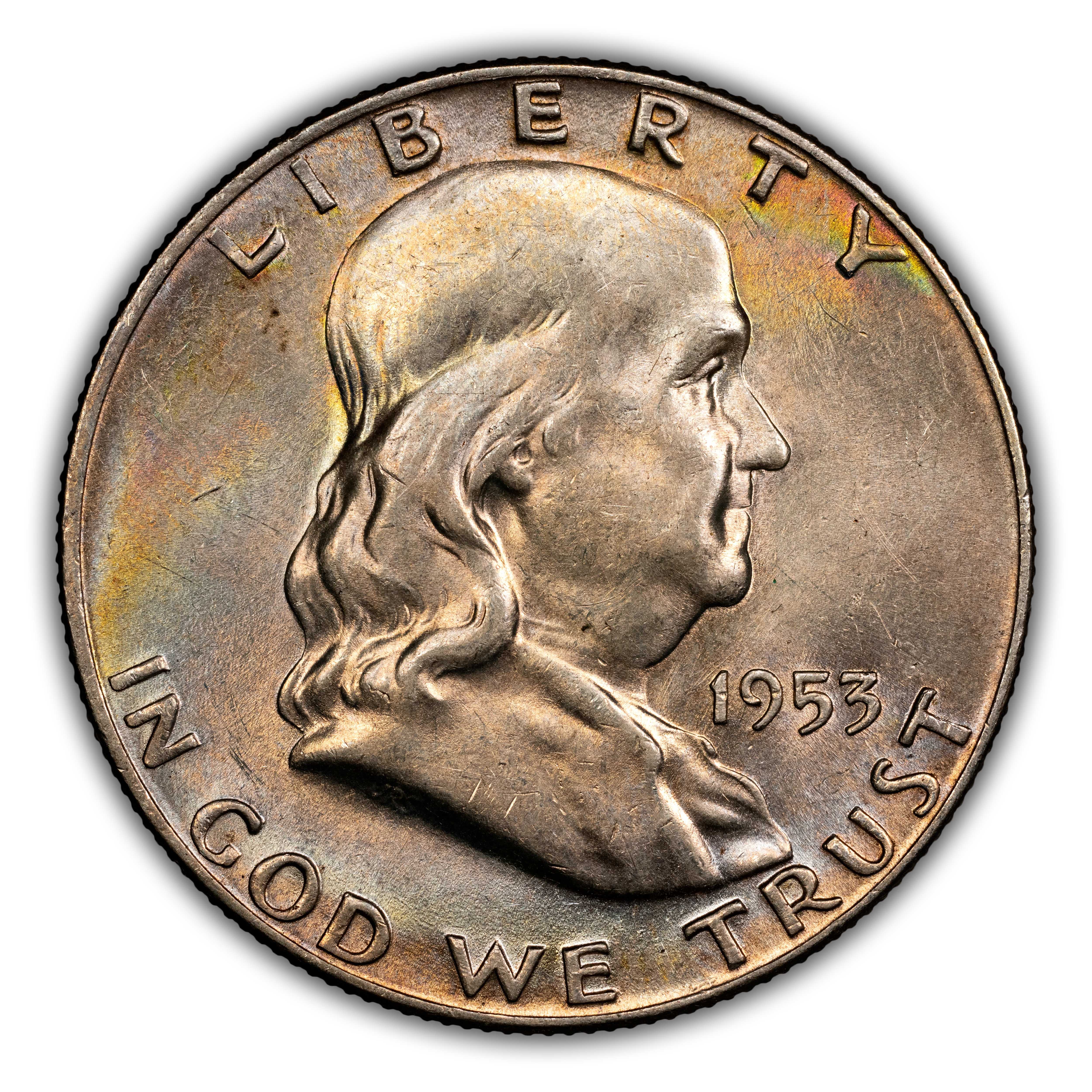 1953-D 50c Obverse Die Clash, FS-402 MS