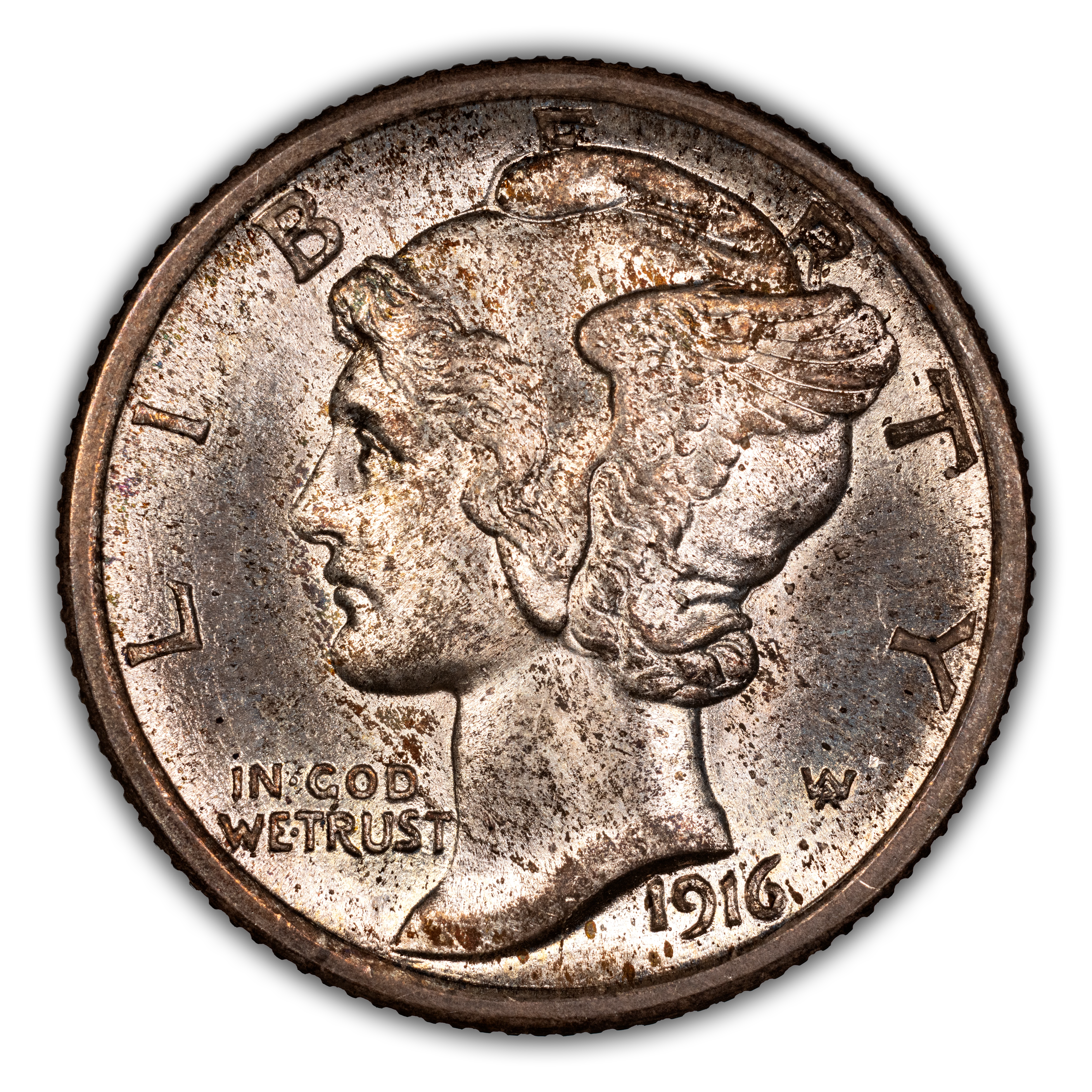 1916 10c Mercury MS FB thumbnail 5